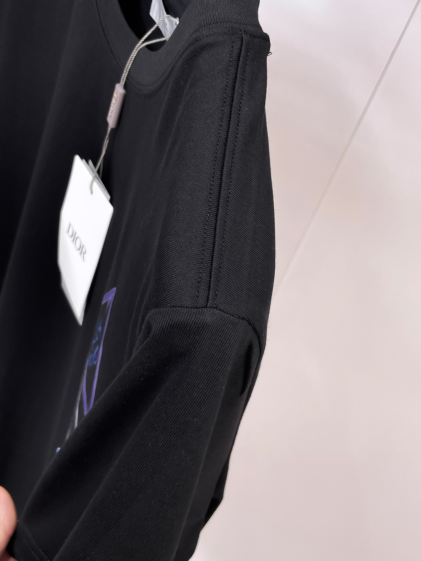 Dior Couple Basic Clothing Cotton Black Couple Style S-m-l-xl