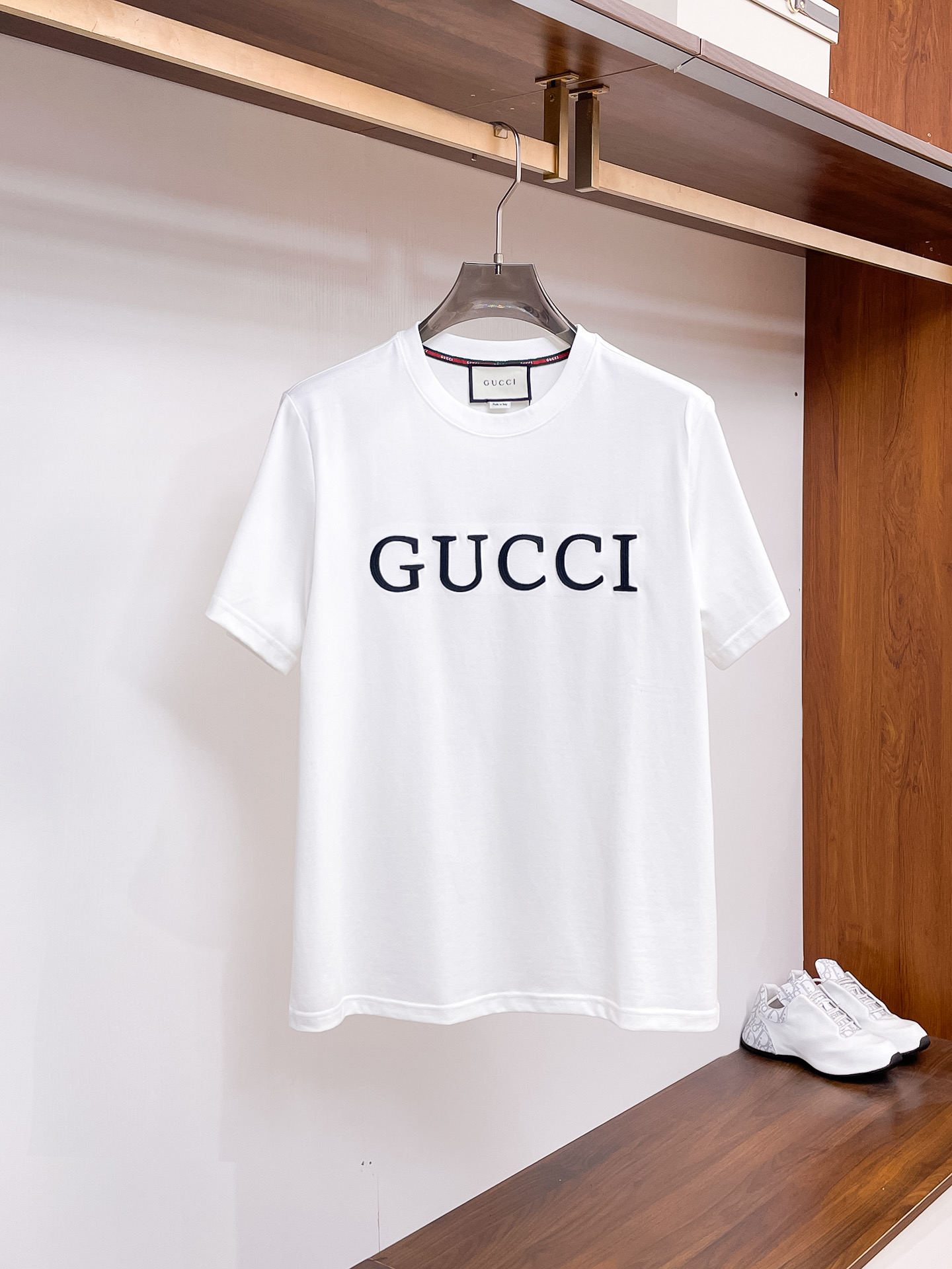 Gucci Couple Basic Clothing Cotton Black Couple Style S-m-l-xl