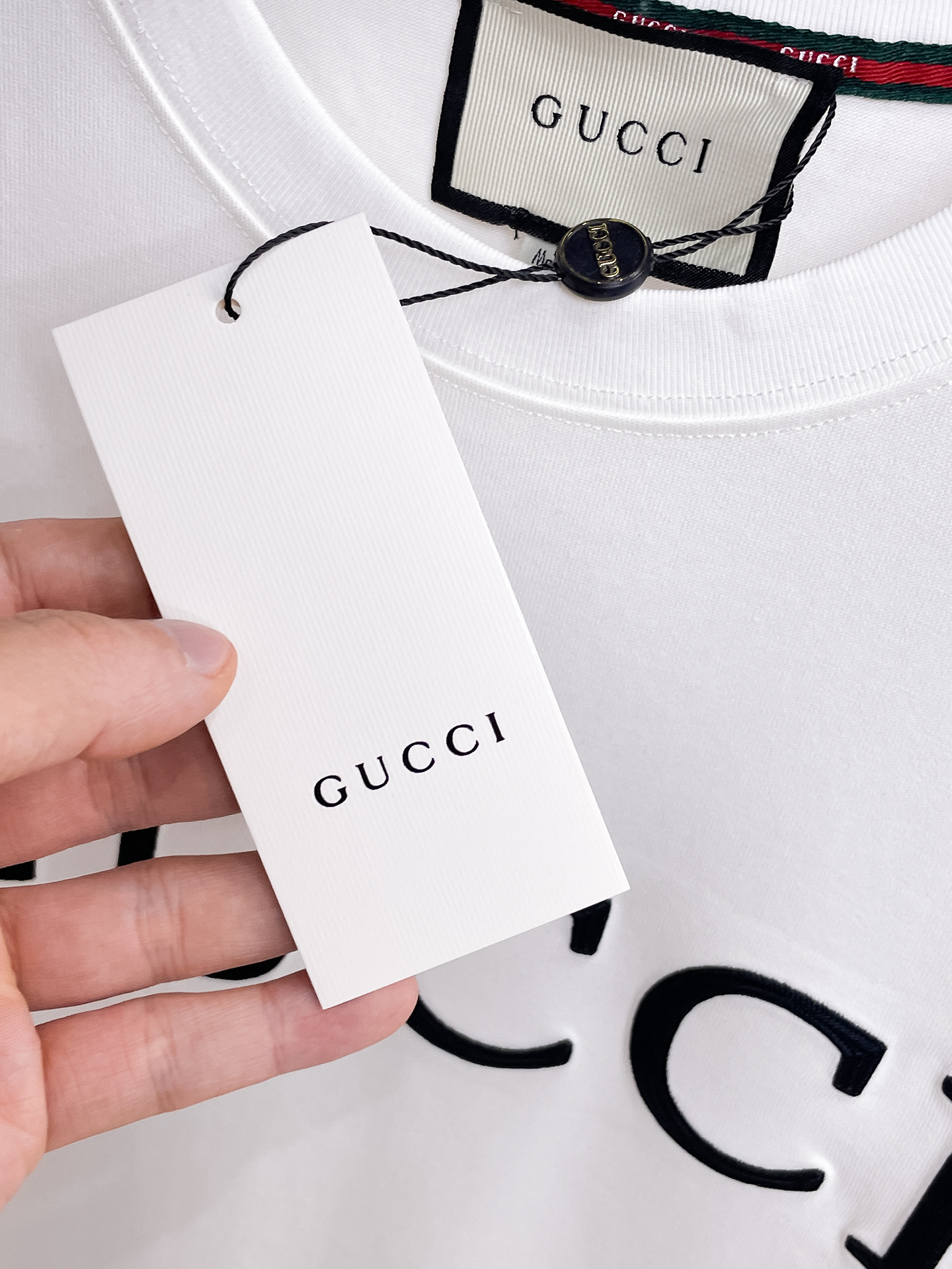 Gucci Couple Basic Clothing Cotton Black Couple Style S-m-l-xl