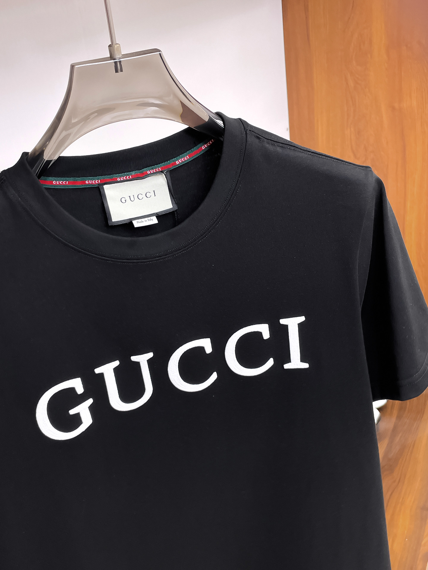 Gucci Couple Basic Clothing Cotton Black Couple Style S-m-l-xl