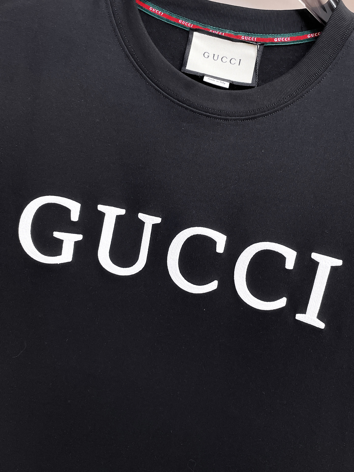 Gucci Couple Basic Clothing Cotton Black Couple Style S-m-l-xl