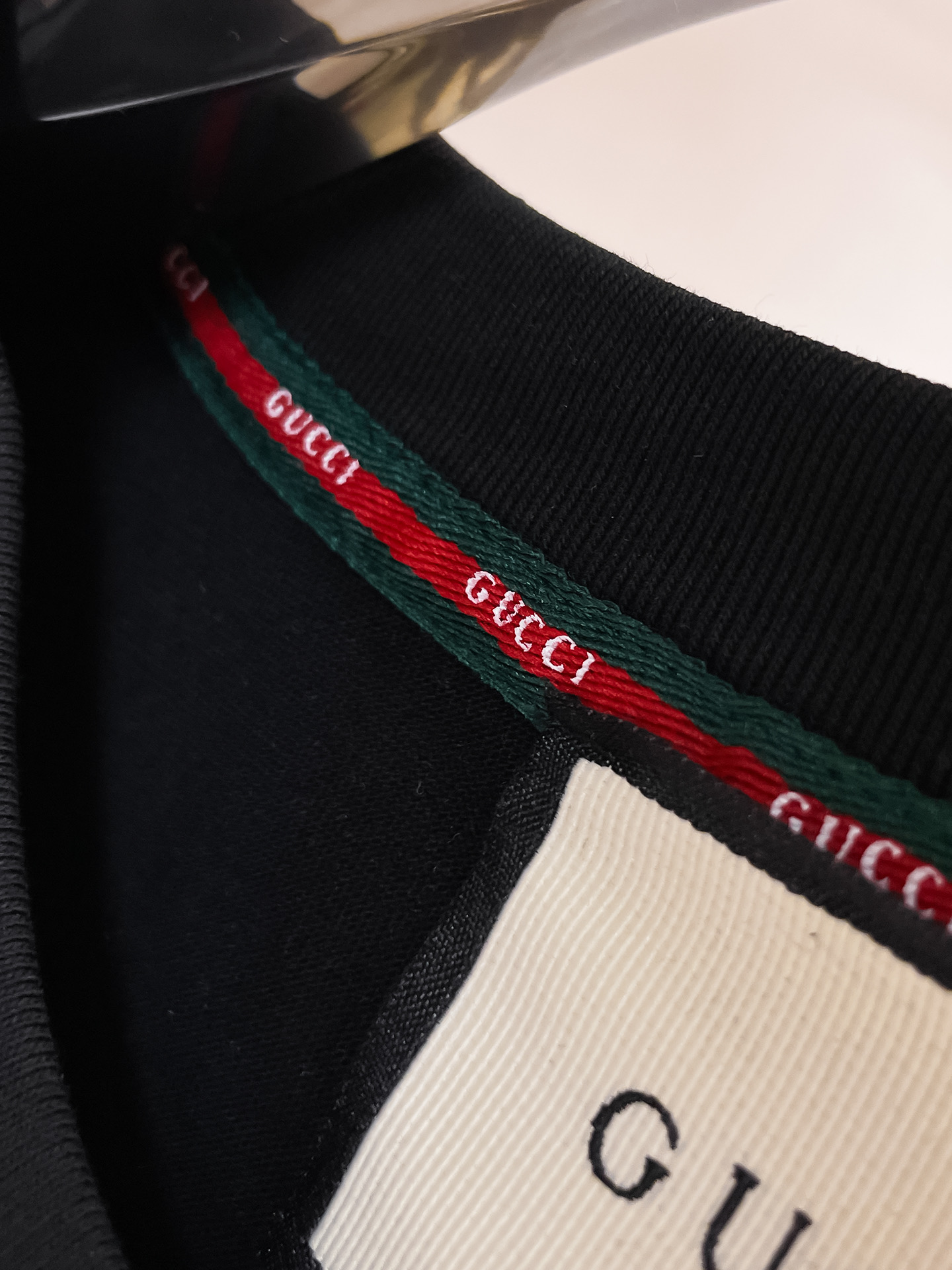 Gucci Couple Basic Clothing Cotton Black Couple Style S-m-l-xl