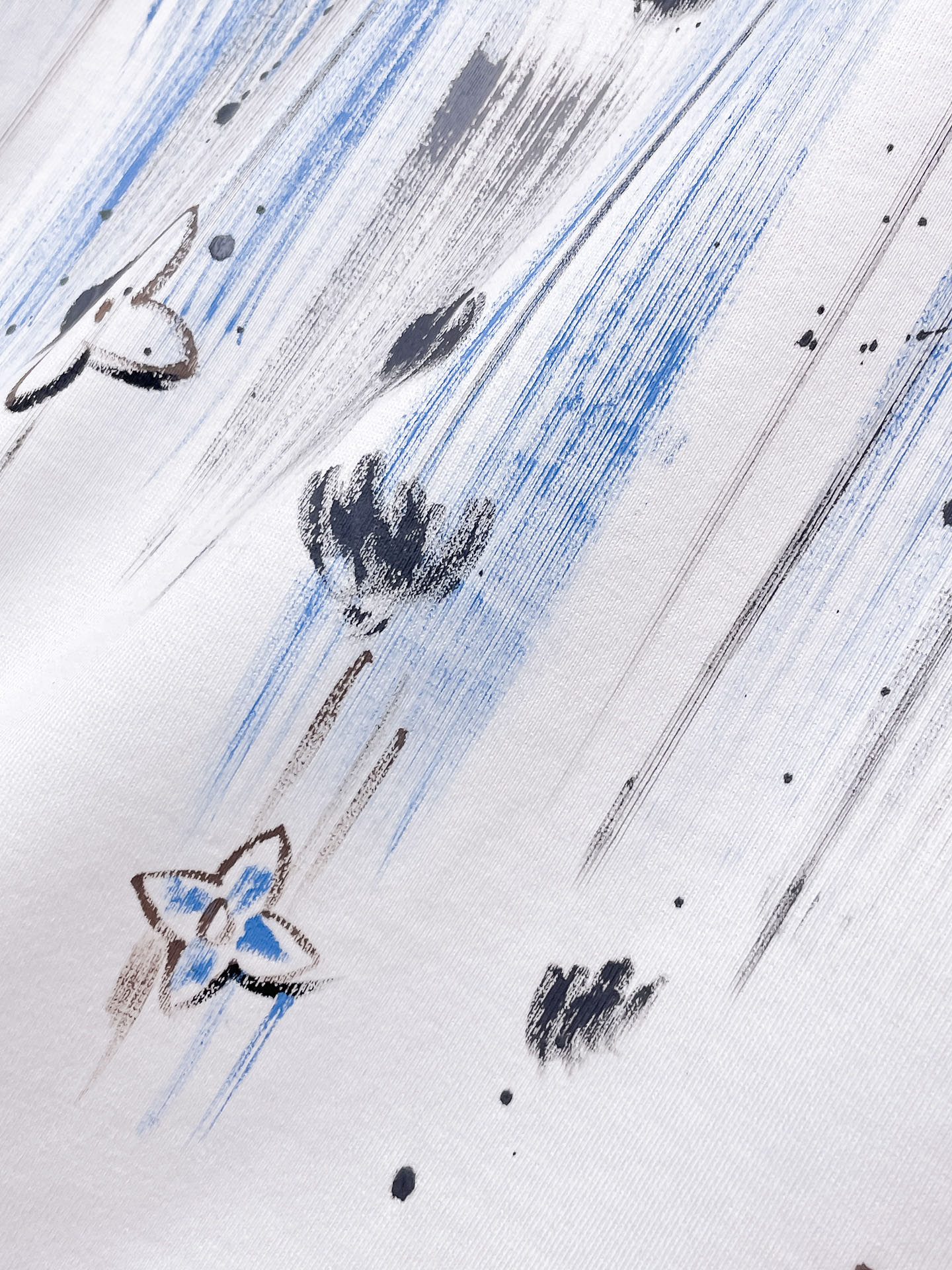 Louis Vuitton Couple Basic Clothing Cotton Black Couple Style S-m-l-xl