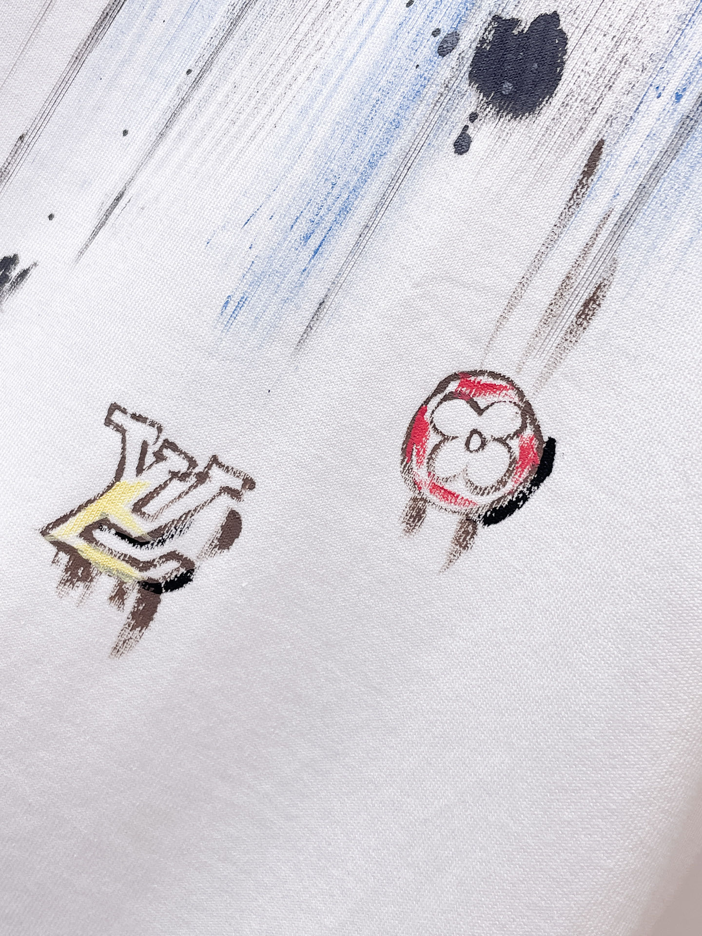 Louis Vuitton Couple Basic Clothing Cotton Black Couple Style S-m-l-xl