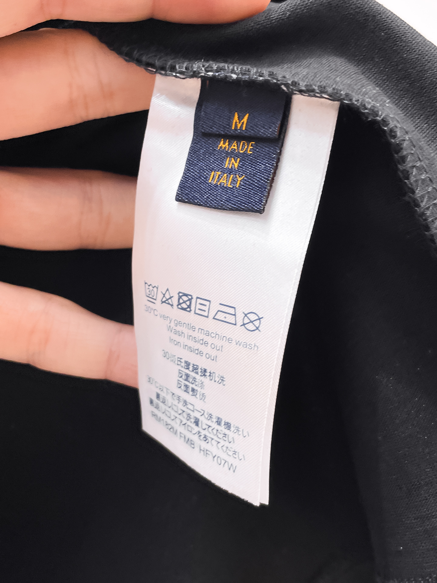 Louis Vuitton Couple Basic Clothing Cotton Black Couple Style S-m-l-xl