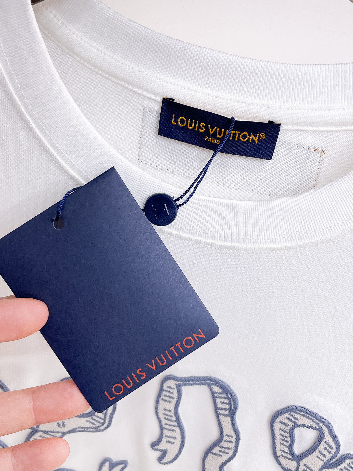 Louis Vuitton Couple Basic Clothing Cotton Black Couple Style S-m-l-xl