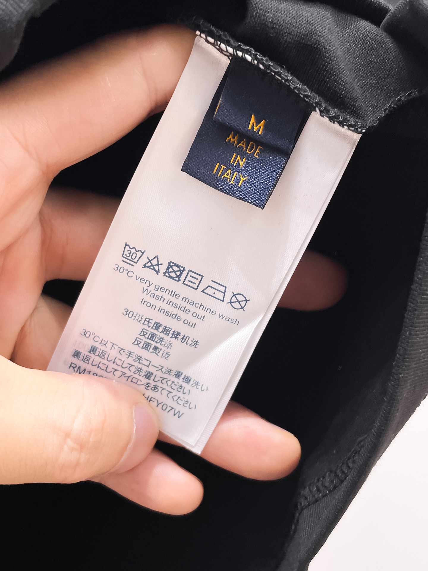 Louis Vuitton Couple Basic Clothing Cotton Black Couple Style S-m-l-xl