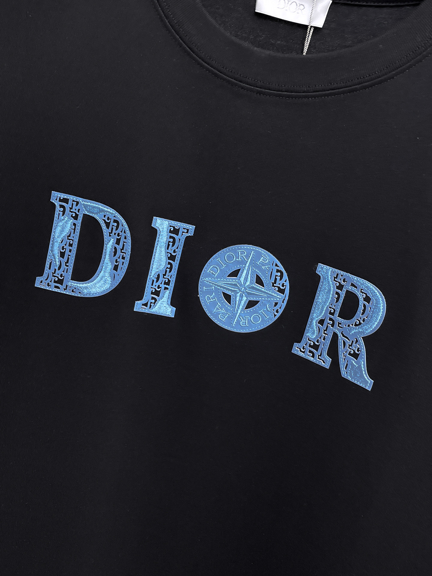 Dior Couple Basic Clothing Cotton Black Couple Style S-m-l-xl