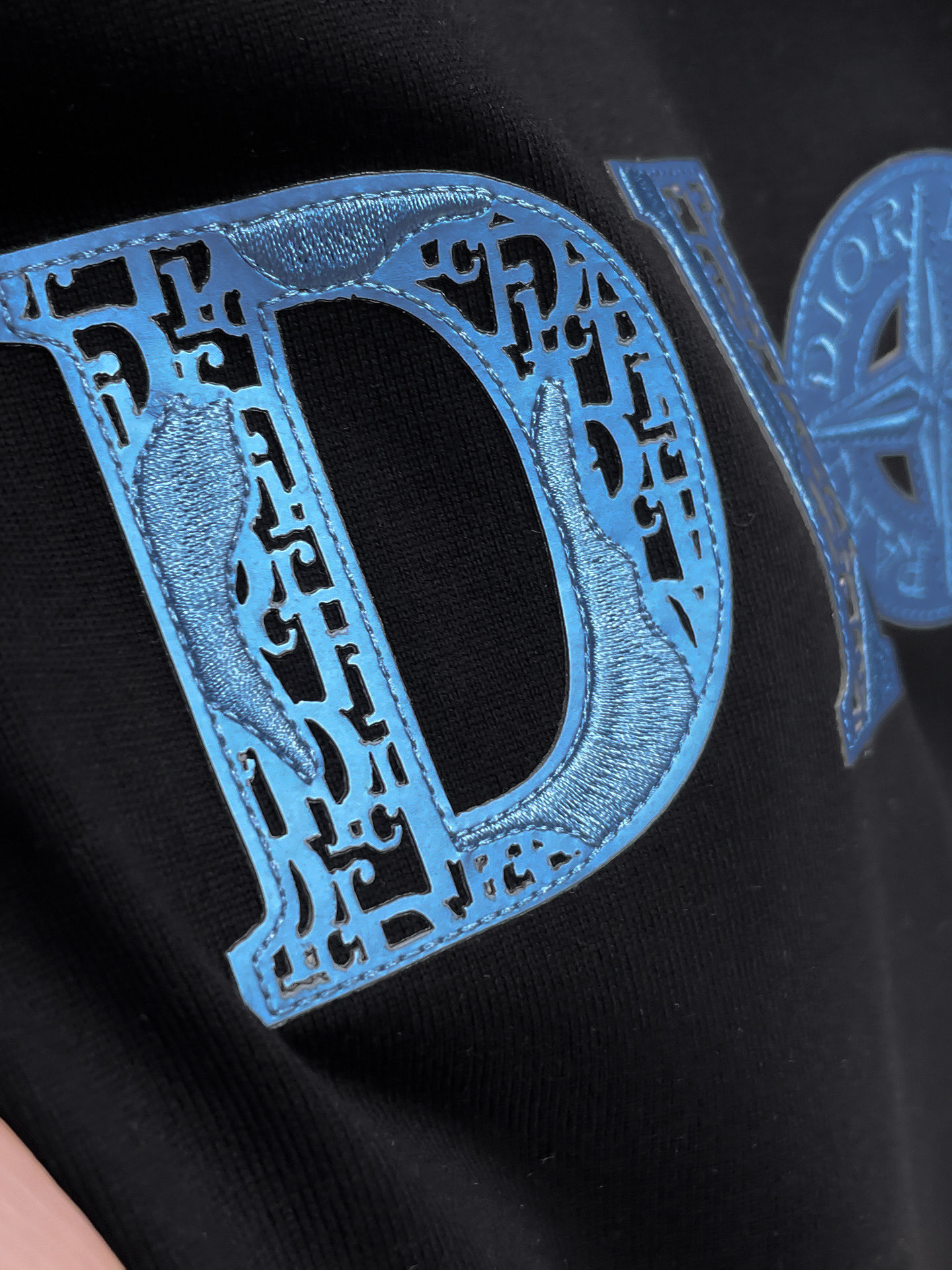 Dior Couple Basic Clothing Cotton Black Couple Style S-m-l-xl