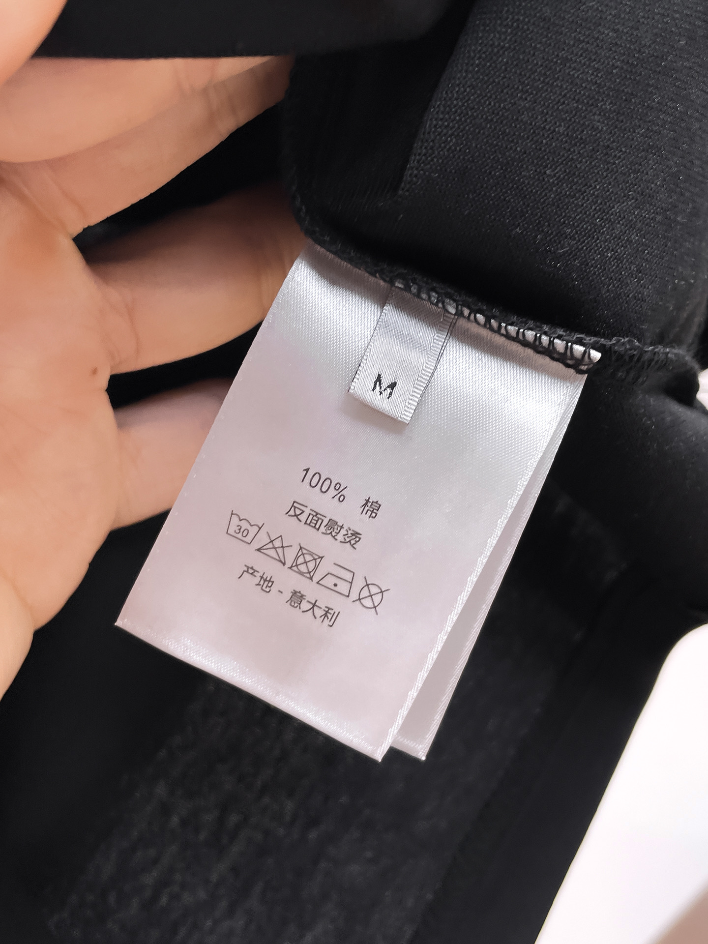 Dior Couple Basic Clothing Cotton Black Couple Style S-m-l-xl