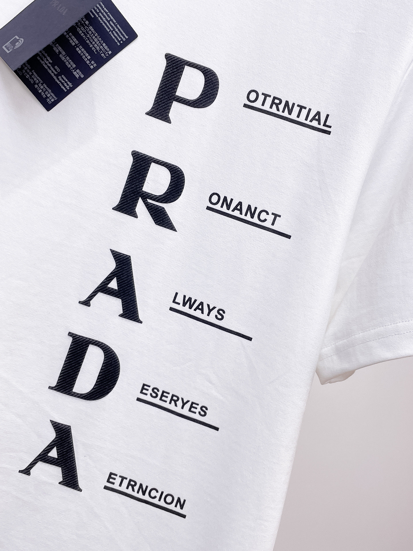 Prada Couple Basic Clothing Cotton Black Couple Style S-m-l-xl