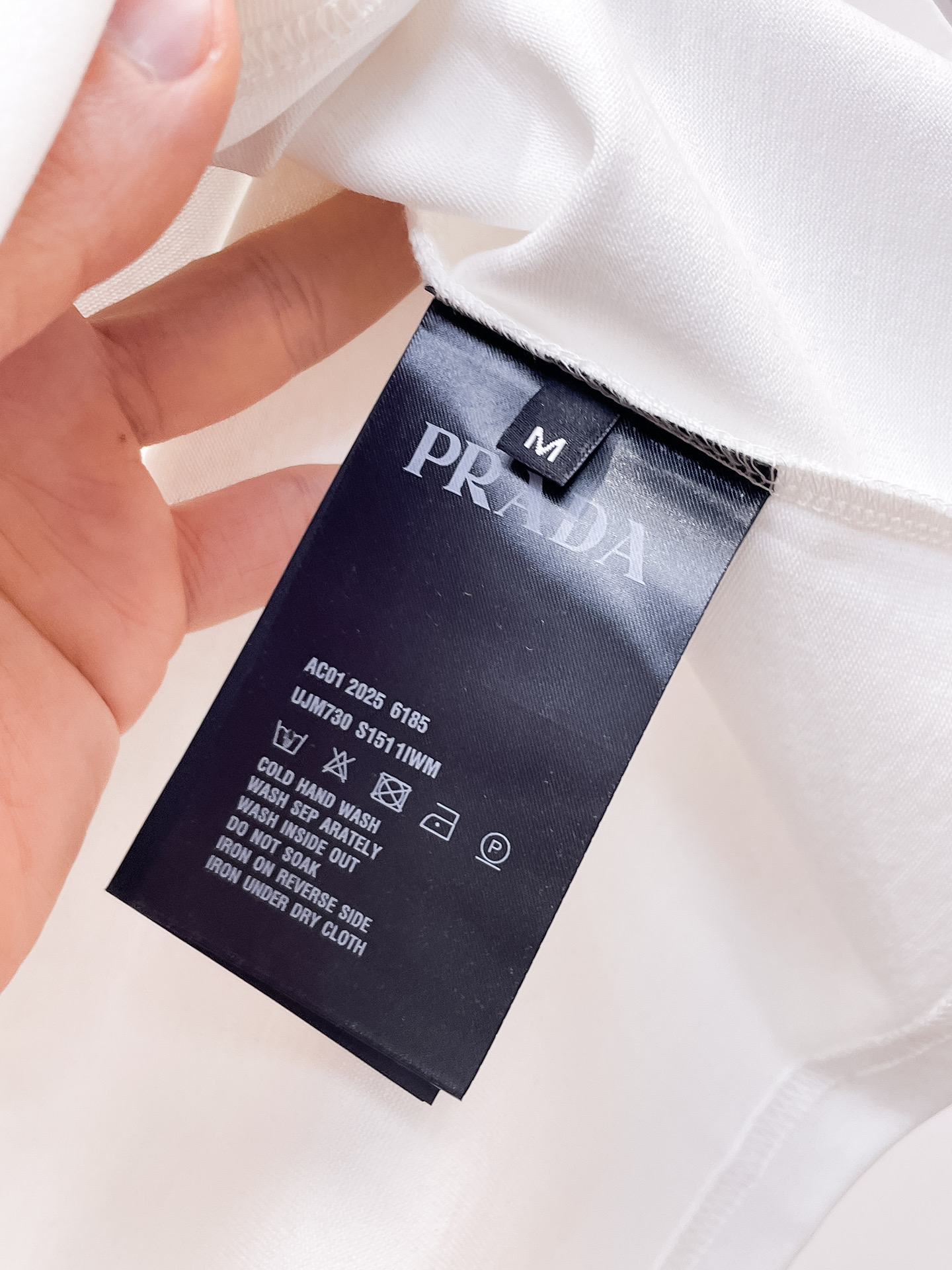 Prada Couple Basic Clothing Cotton Black Couple Style S-m-l-xl