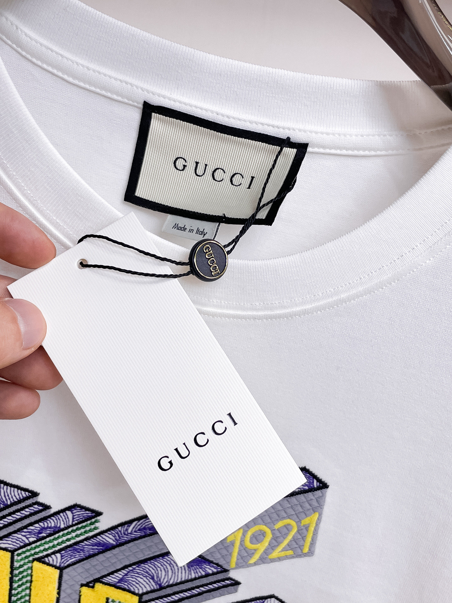 Gucci Couple Basic Clothing Cotton Black Couple Style S-m-l-xl