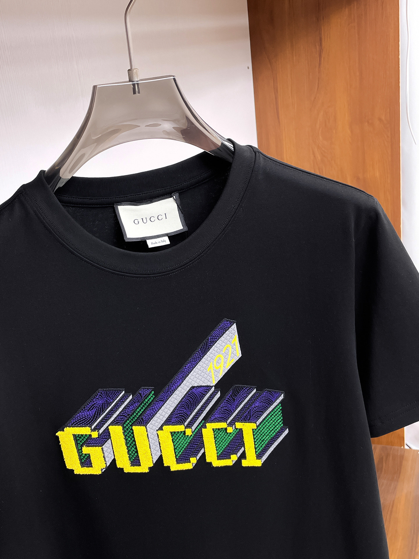 Gucci Couple Basic Clothing Cotton Black Couple Style S-m-l-xl