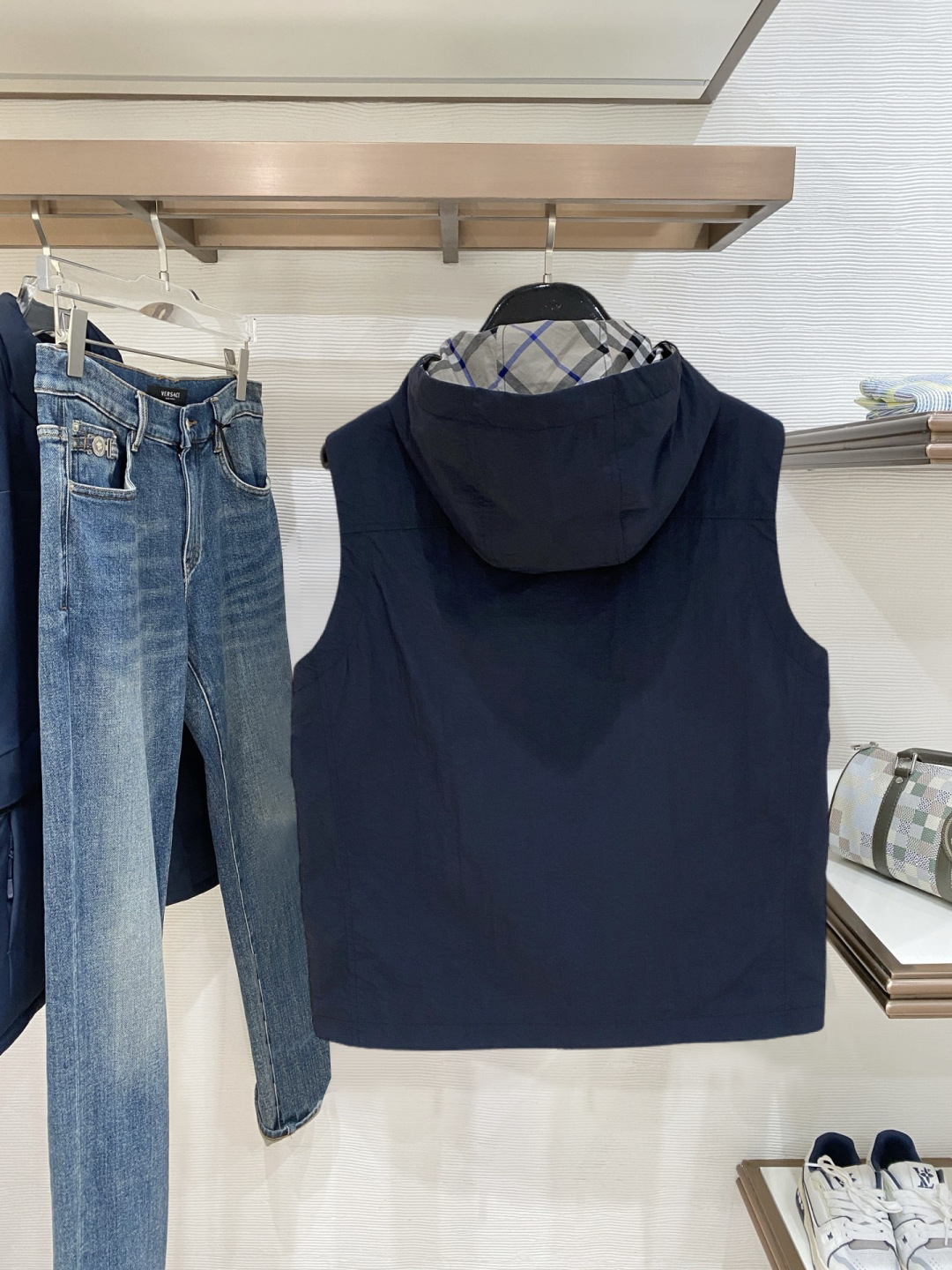 Burberry Vest Polyester Hooded S-m-xl