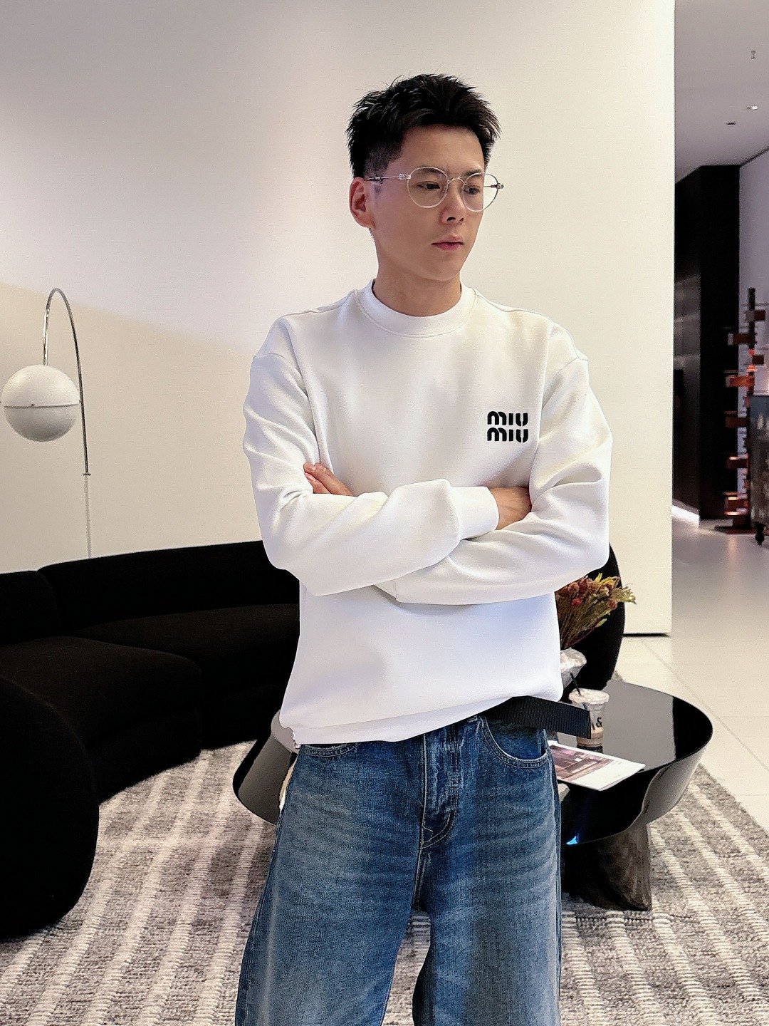 Dior Male Hoodie Cotton Black Printed S-m-l-xl