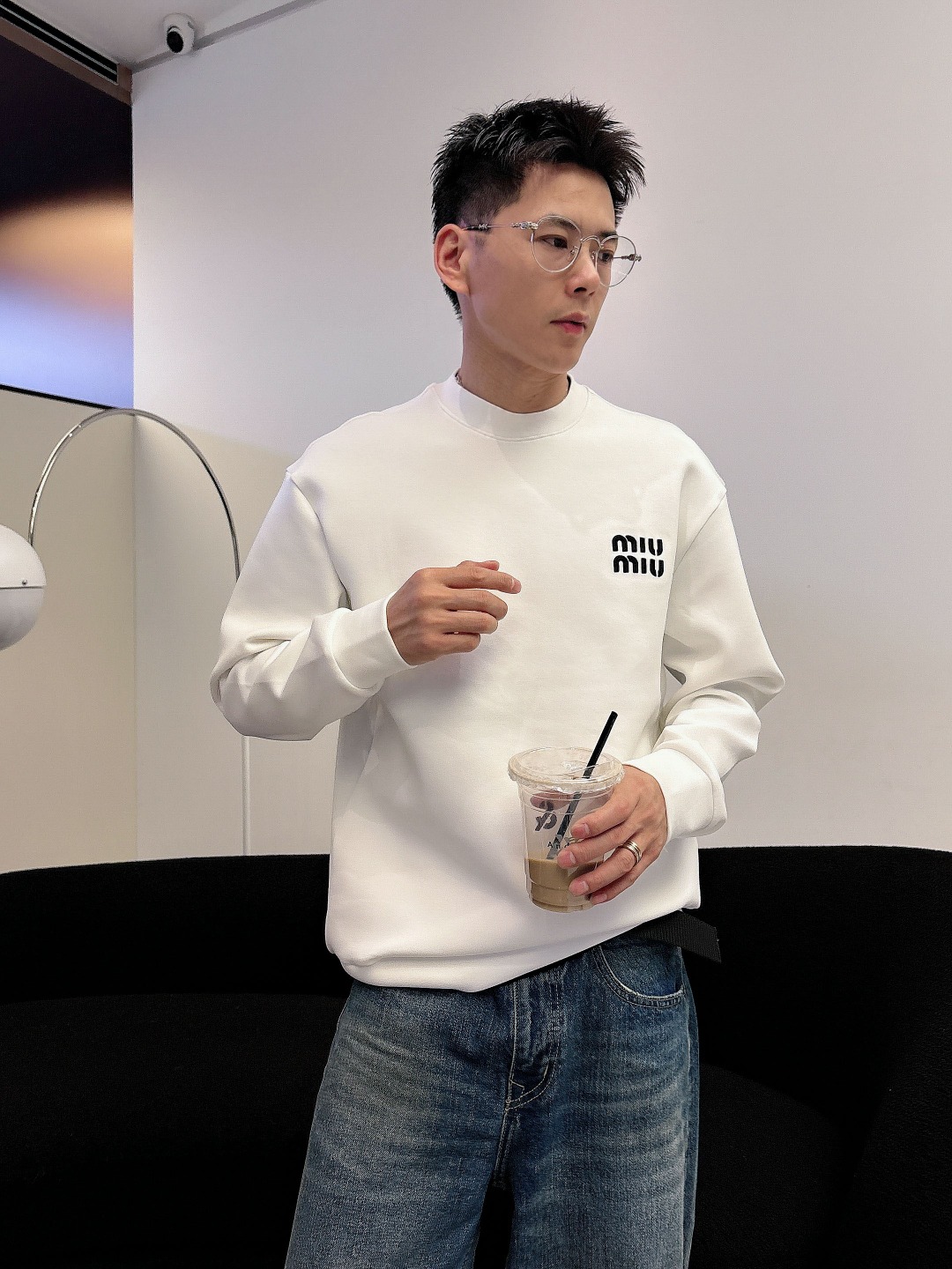 Dior Male Hoodie Cotton Black Printed S-m-l-xl