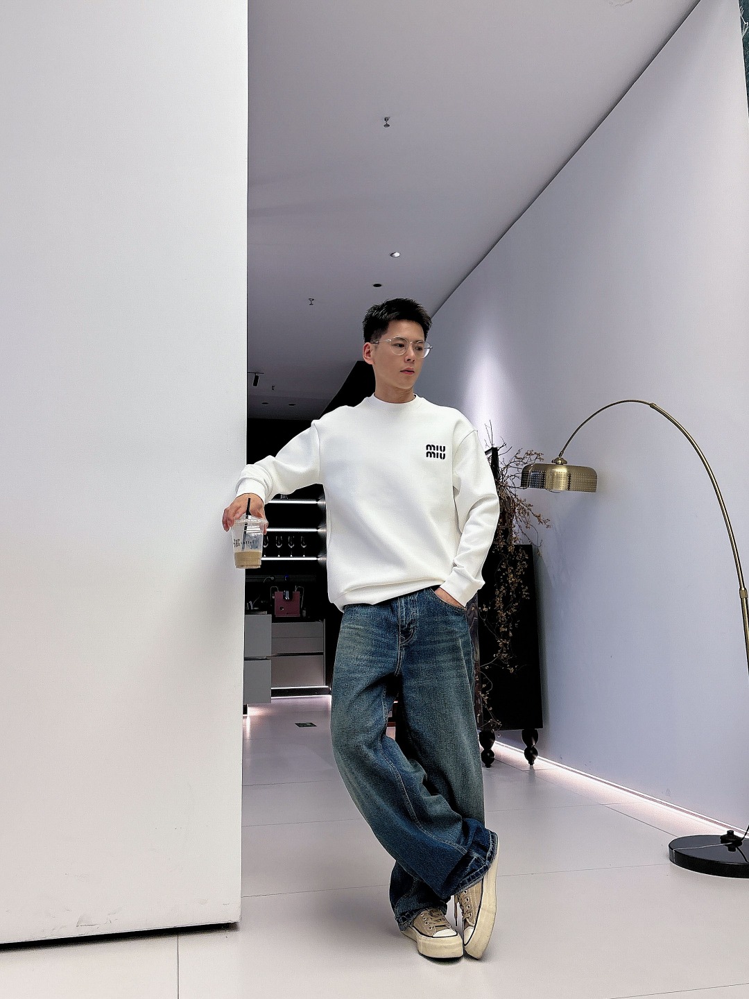 Dior Male Hoodie Cotton Black Printed S-m-l-xl