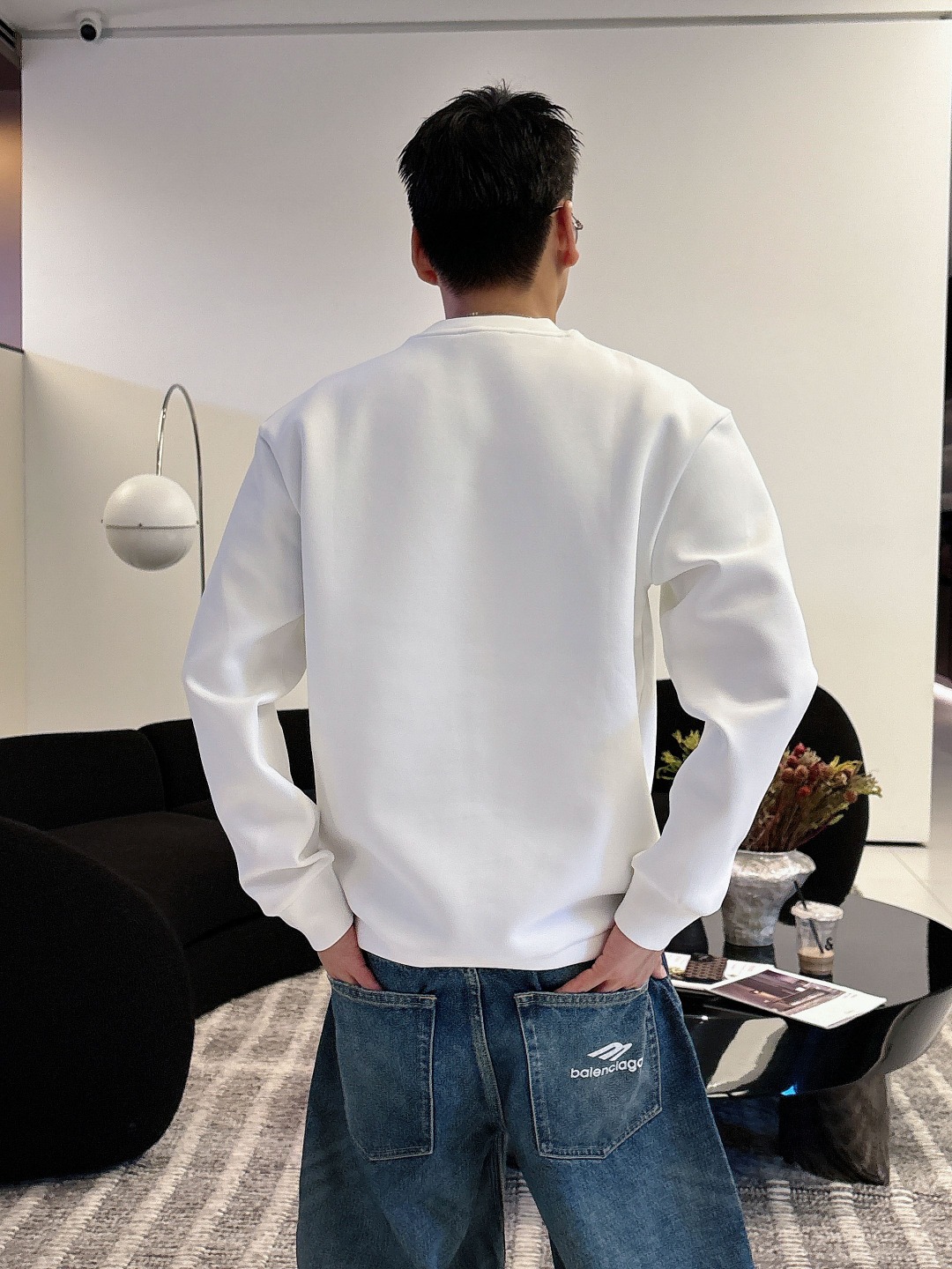 Dior Male Hoodie Cotton Black Printed S-m-l-xl