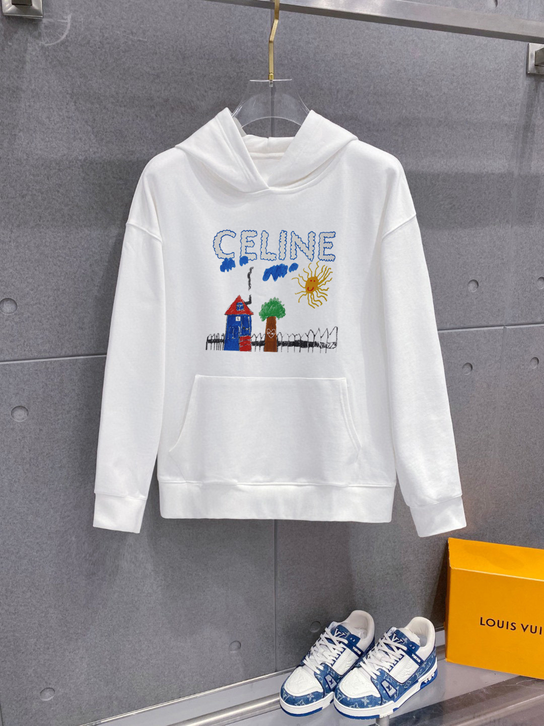 Celine Couple Hoodie Cotton Printed M-l-xl-xxl-xxxl
