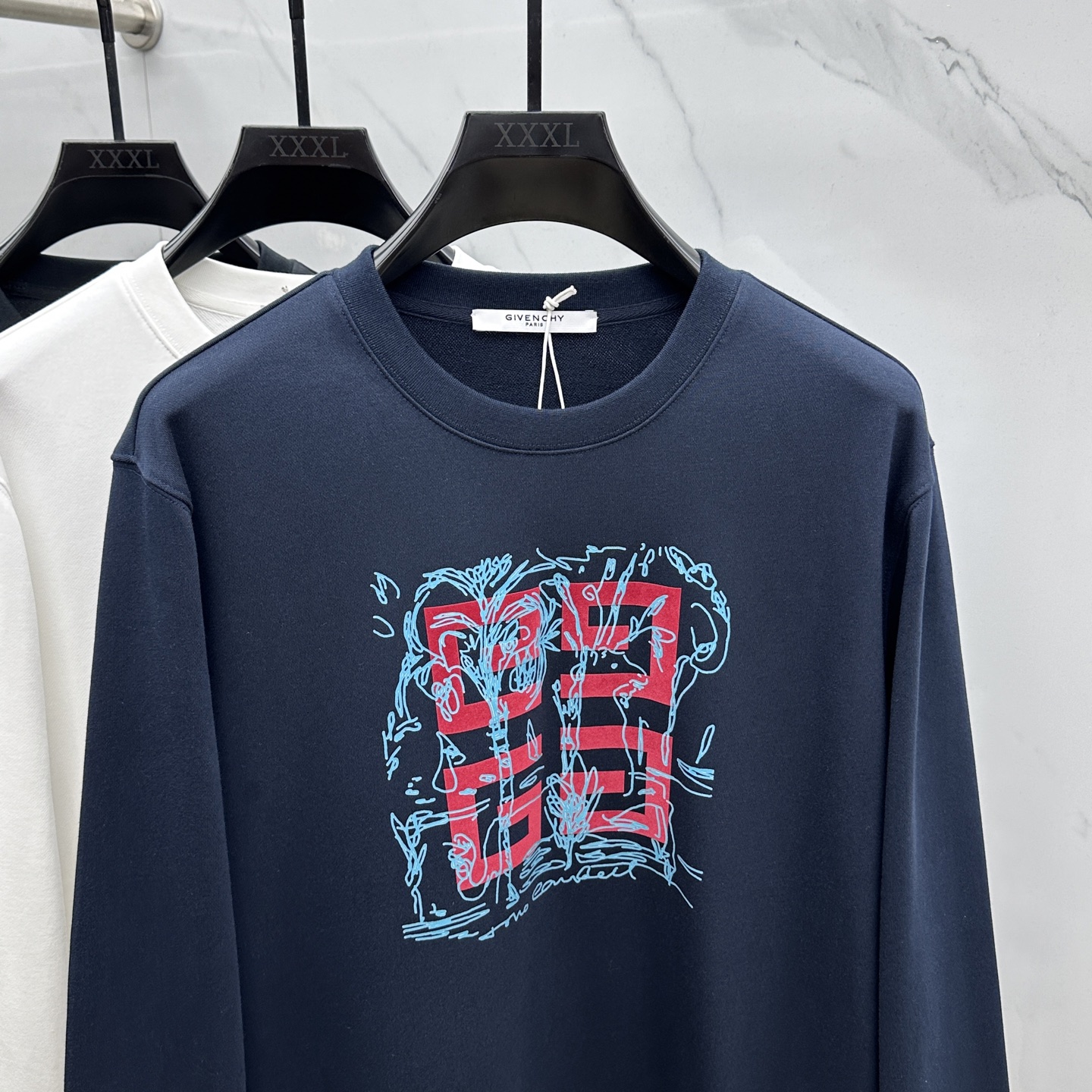 Givenchy Couple Hoodie Cotton Printed M-xxl