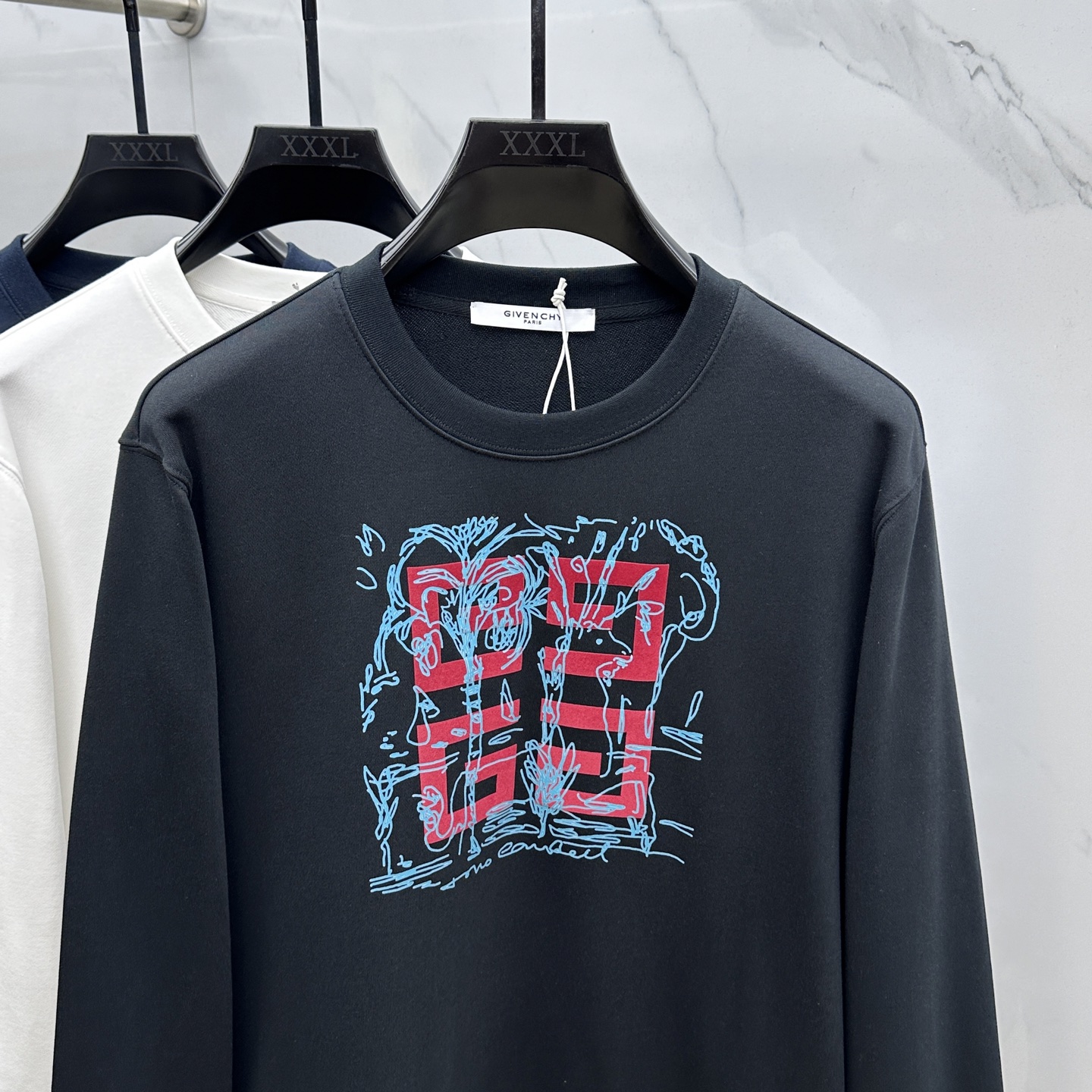 Givenchy Couple Hoodie Cotton Printed M-xxl