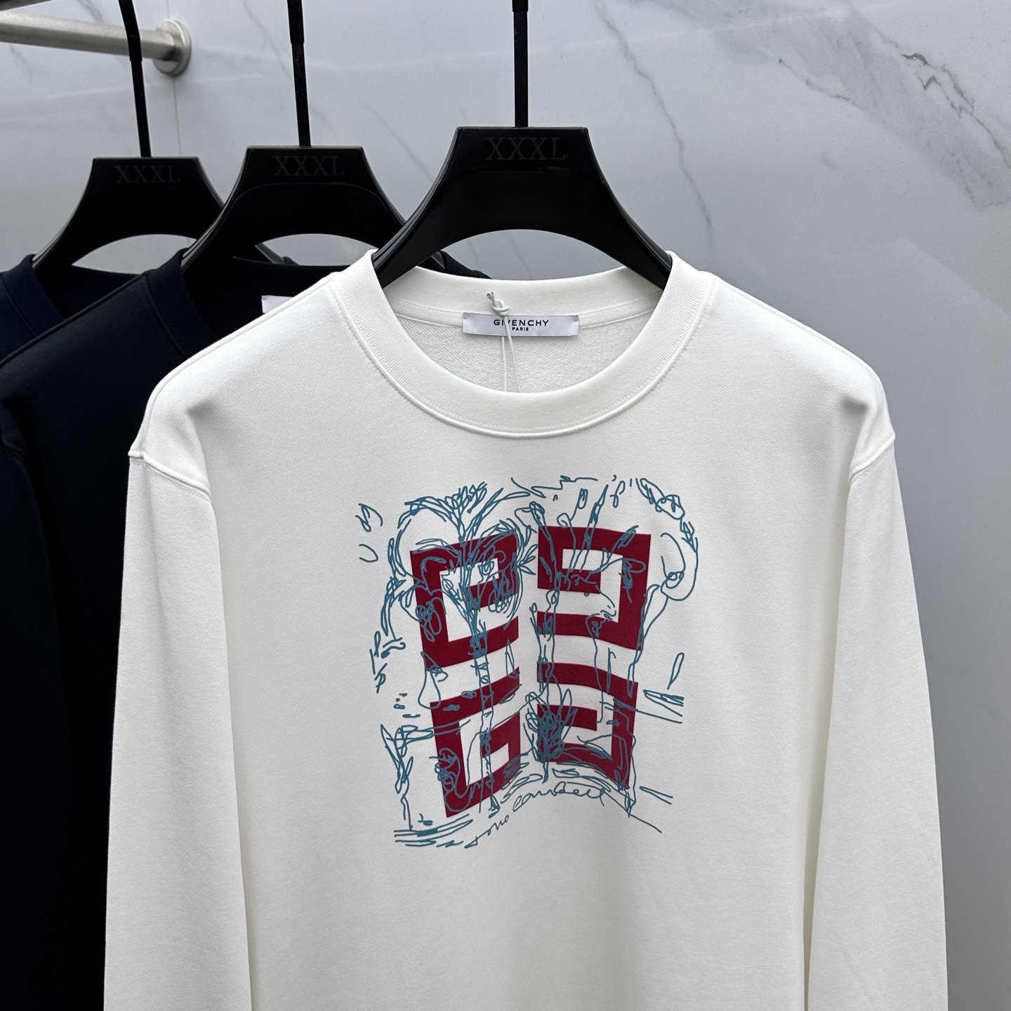 Givenchy Couple Hoodie Cotton Printed M-xxl