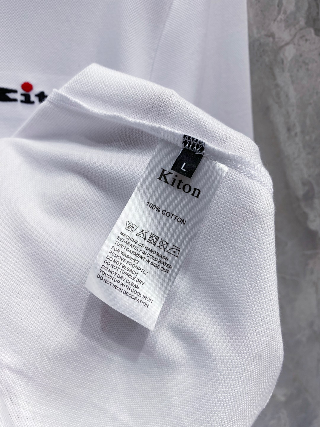 Kiton Male Basic Clothing Cotton S-m-l-xl-xxl