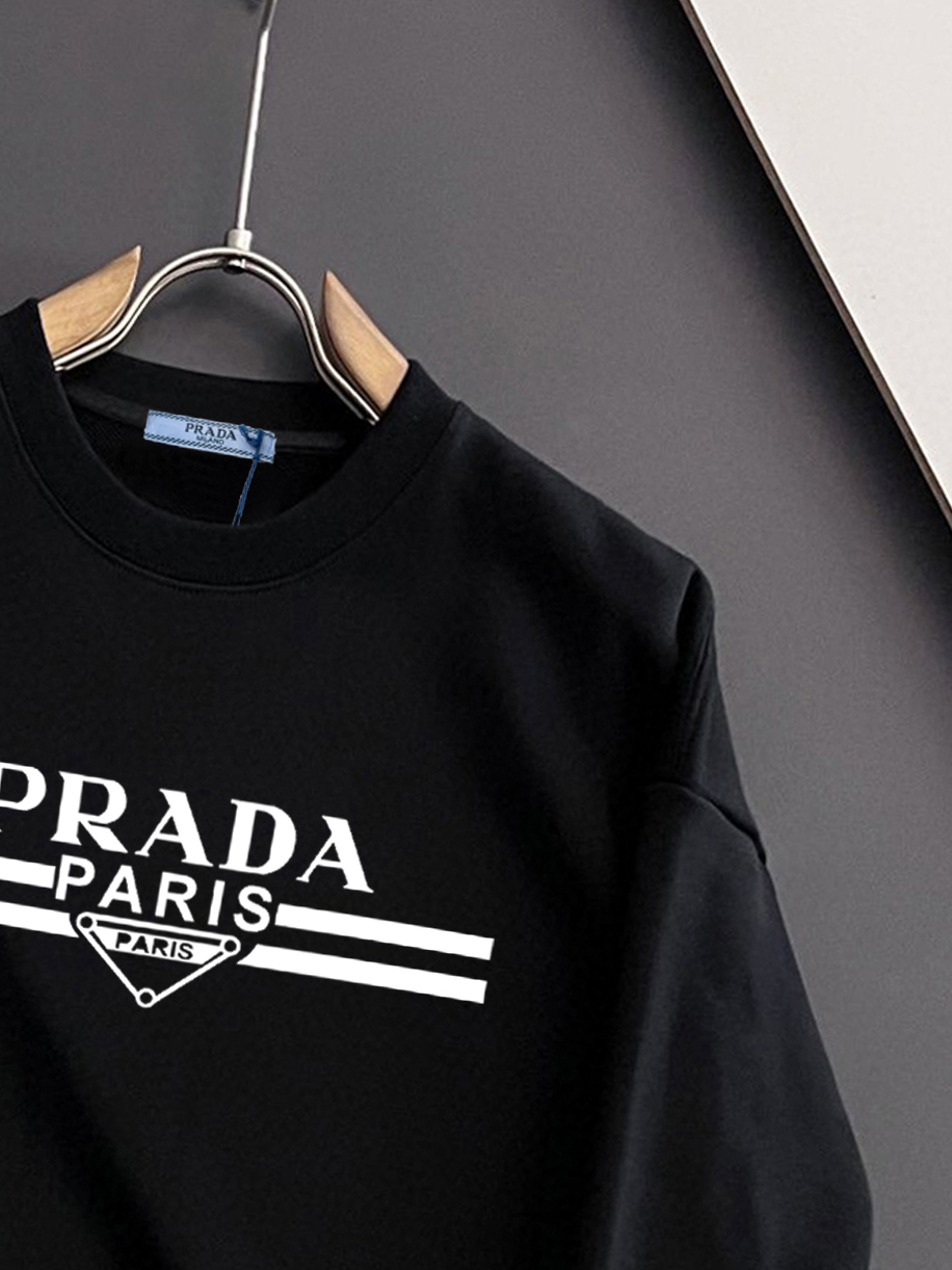 Prada Hoodie Cotton Printed M-l-xl