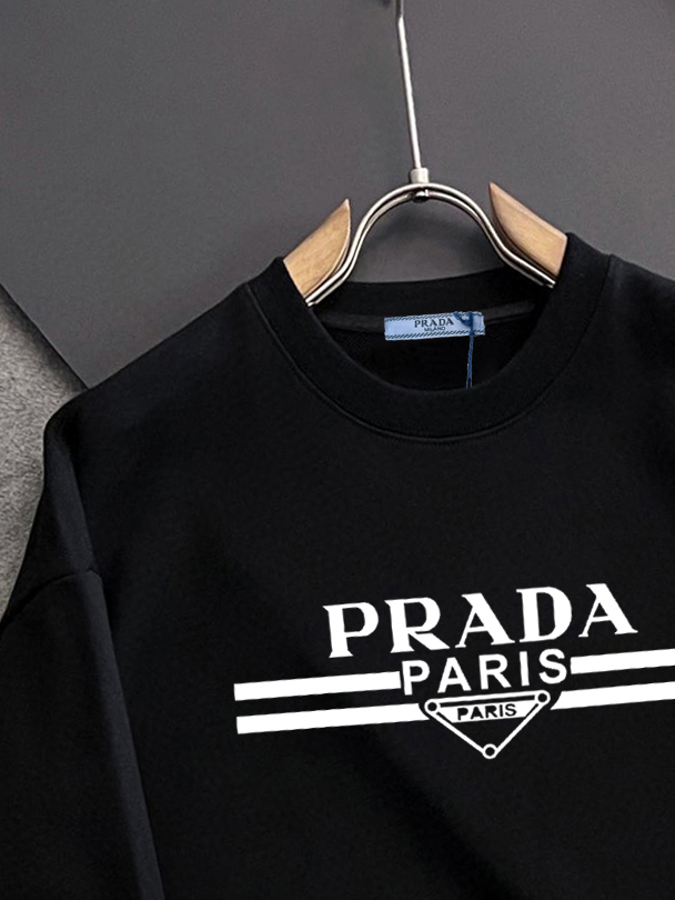 Prada Hoodie Cotton Printed M-l-xl