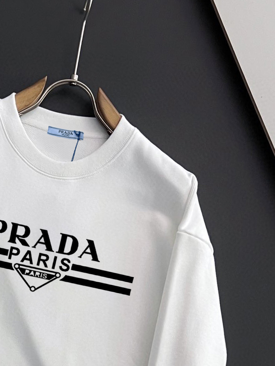 Prada Hoodie Cotton Printed M-l-xl