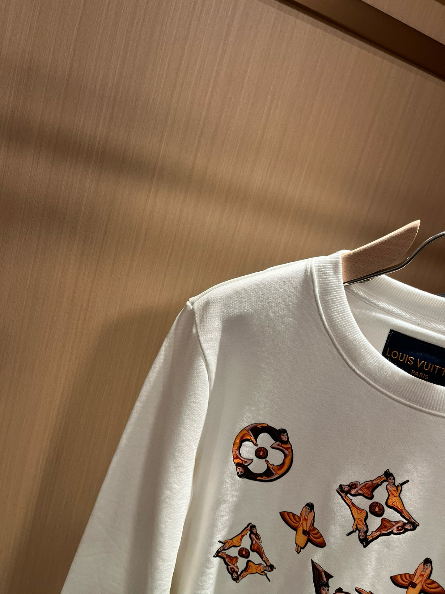 Louis Vuitton Couple Hoodie Cotton Printed S-m-l-xl