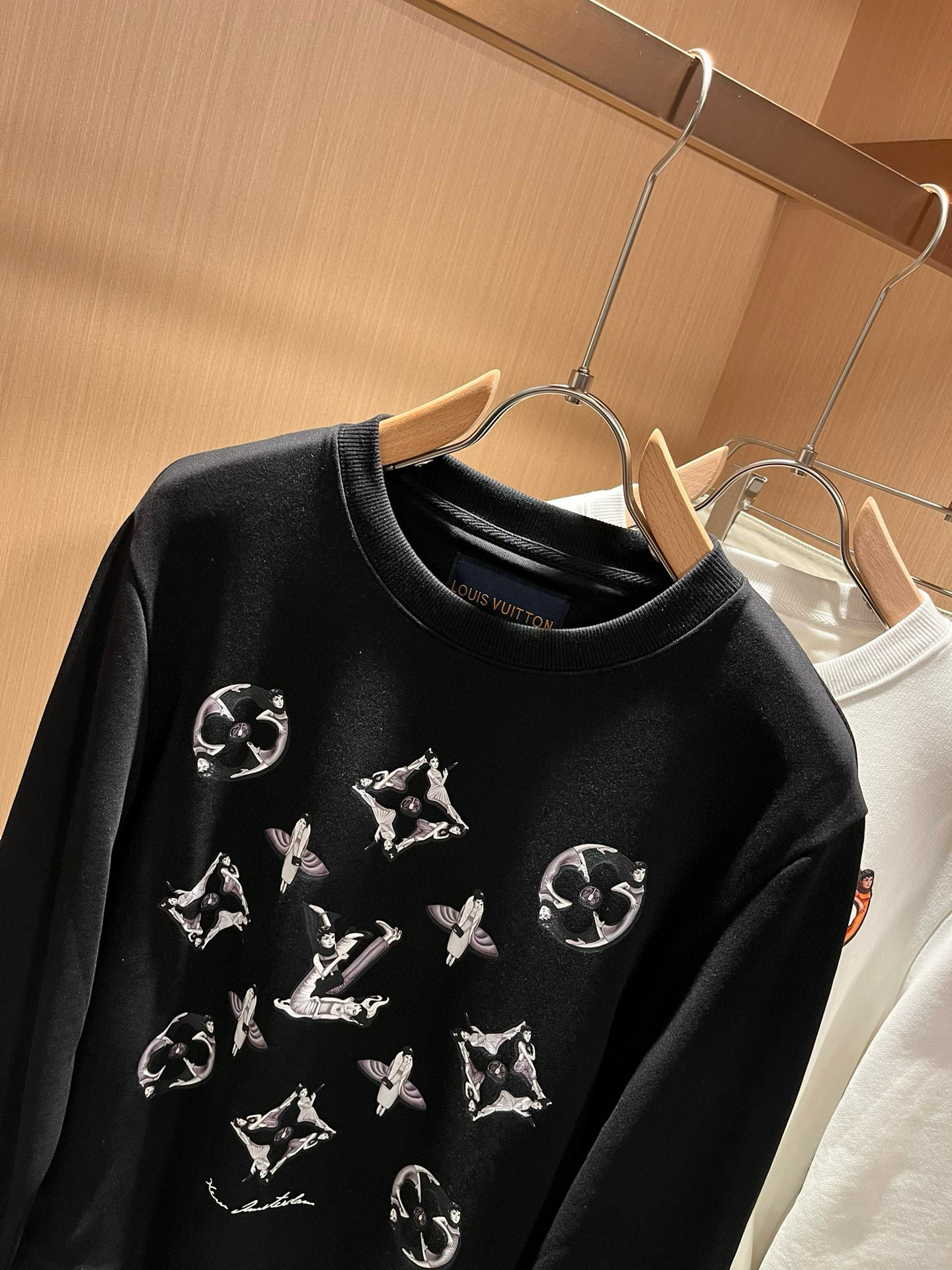 Louis Vuitton Couple Hoodie Cotton Printed S-m-l-xl