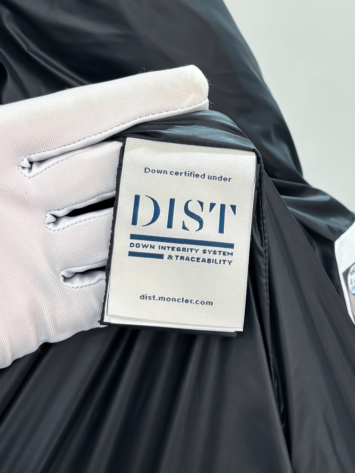 Moncler Down Vest Goose Down Black Hooded M