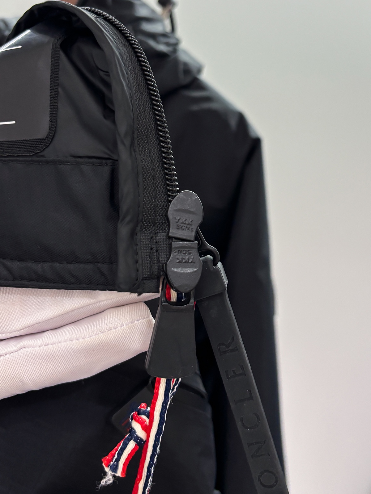 Moncler Male Down Jacket Black Hooded M-l