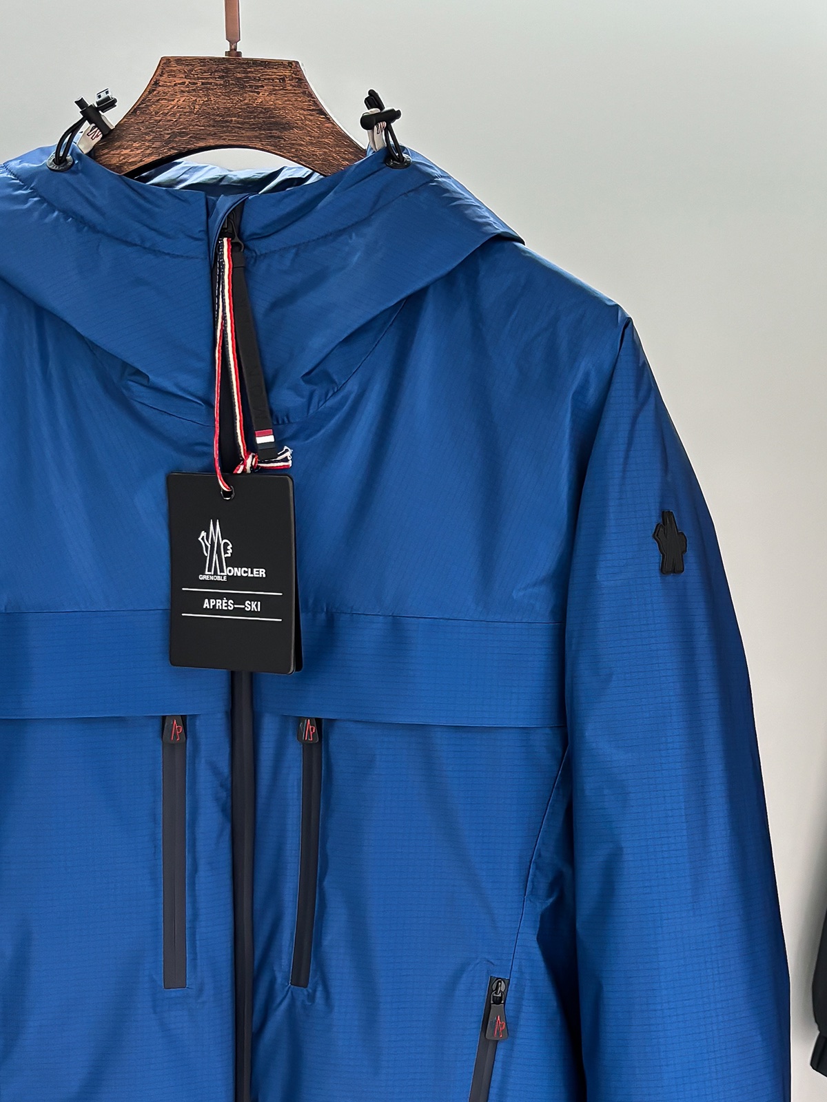 Moncler Male Down Jacket Black Hooded M-l