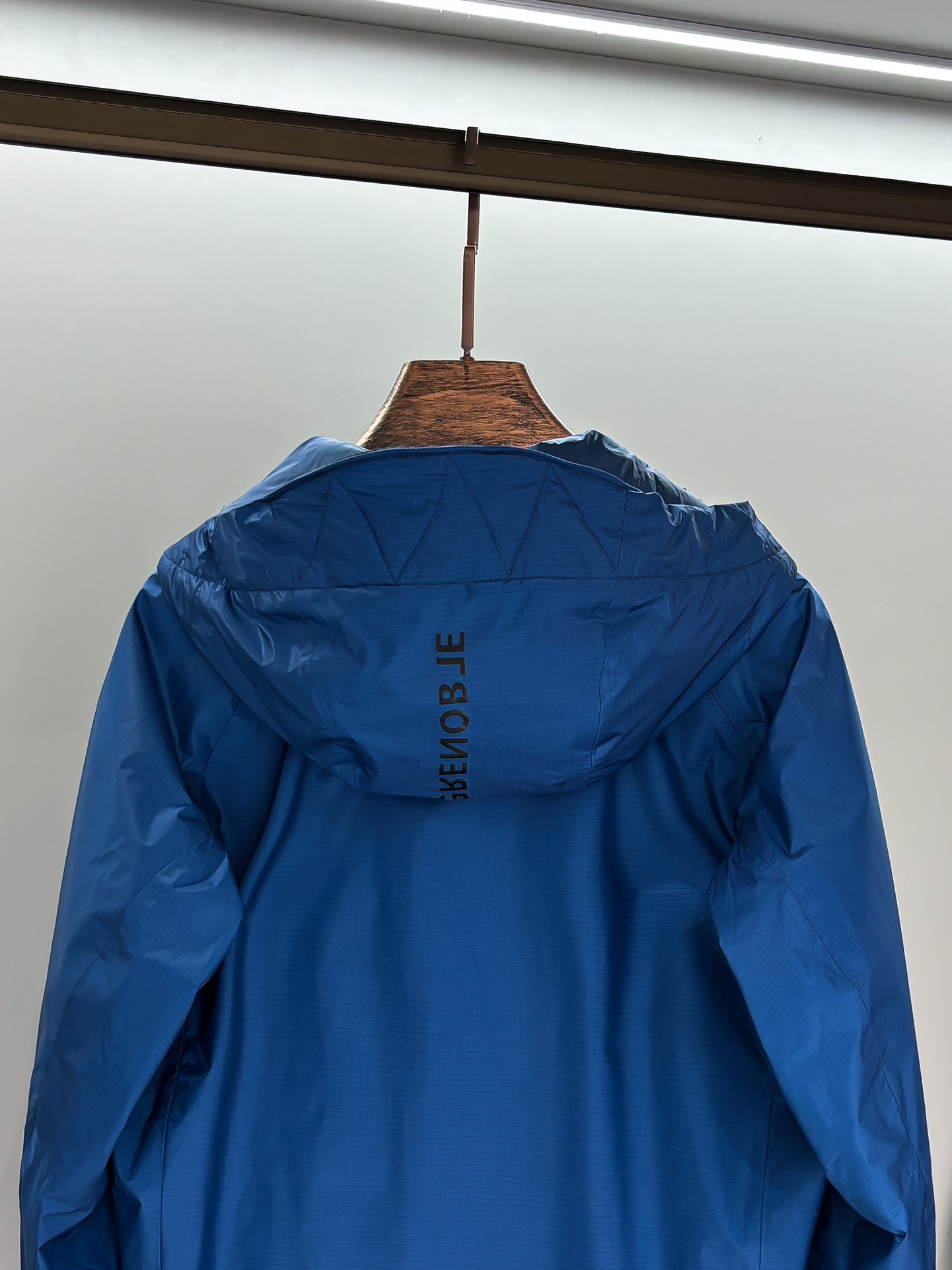 Moncler Male Down Jacket Black Hooded M-l