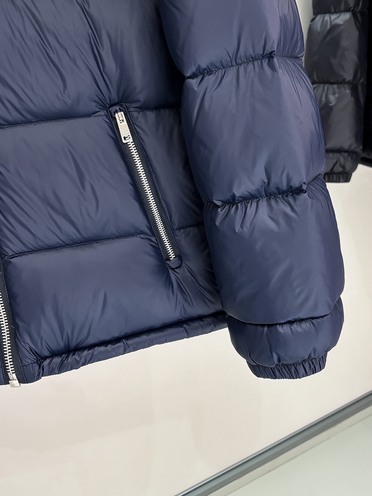 Prada Male Down Jacket Goose Down Black Hooded S-m-l-xl-xxl