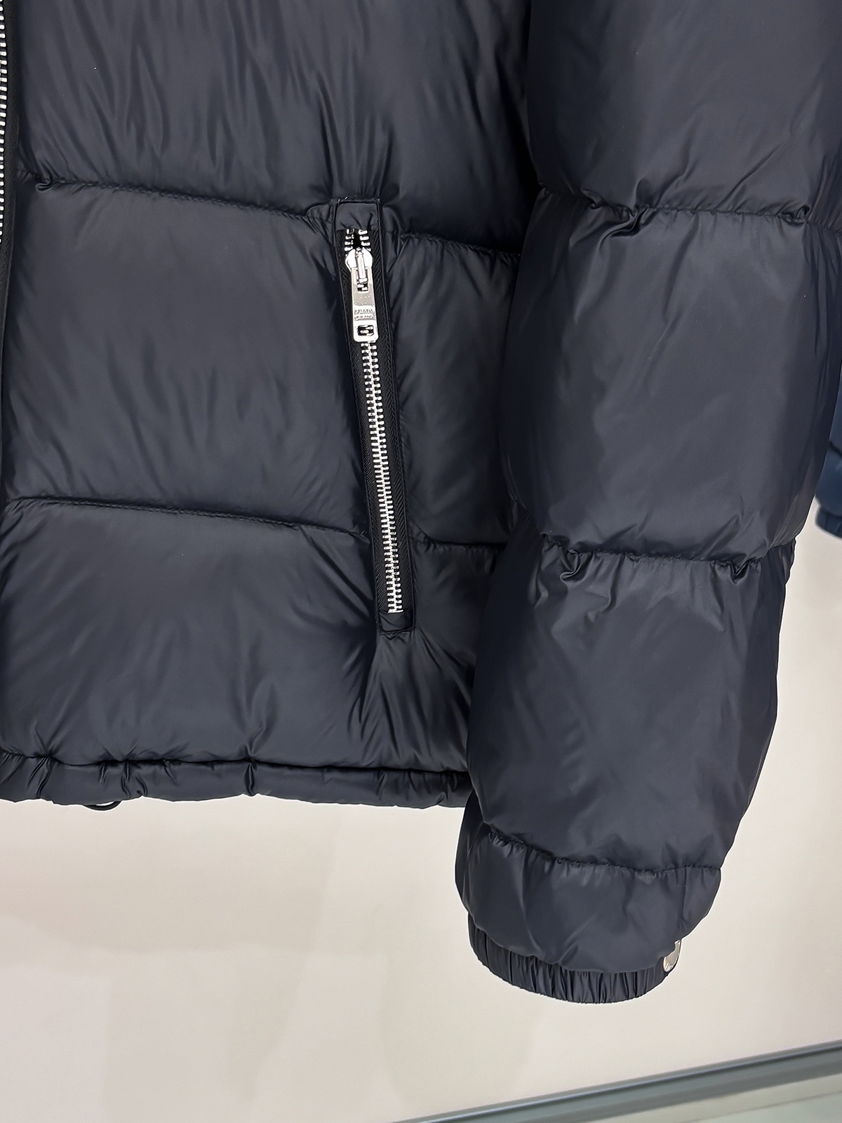 Prada Male Down Jacket Goose Down Black Hooded S-m-l-xl-xxl