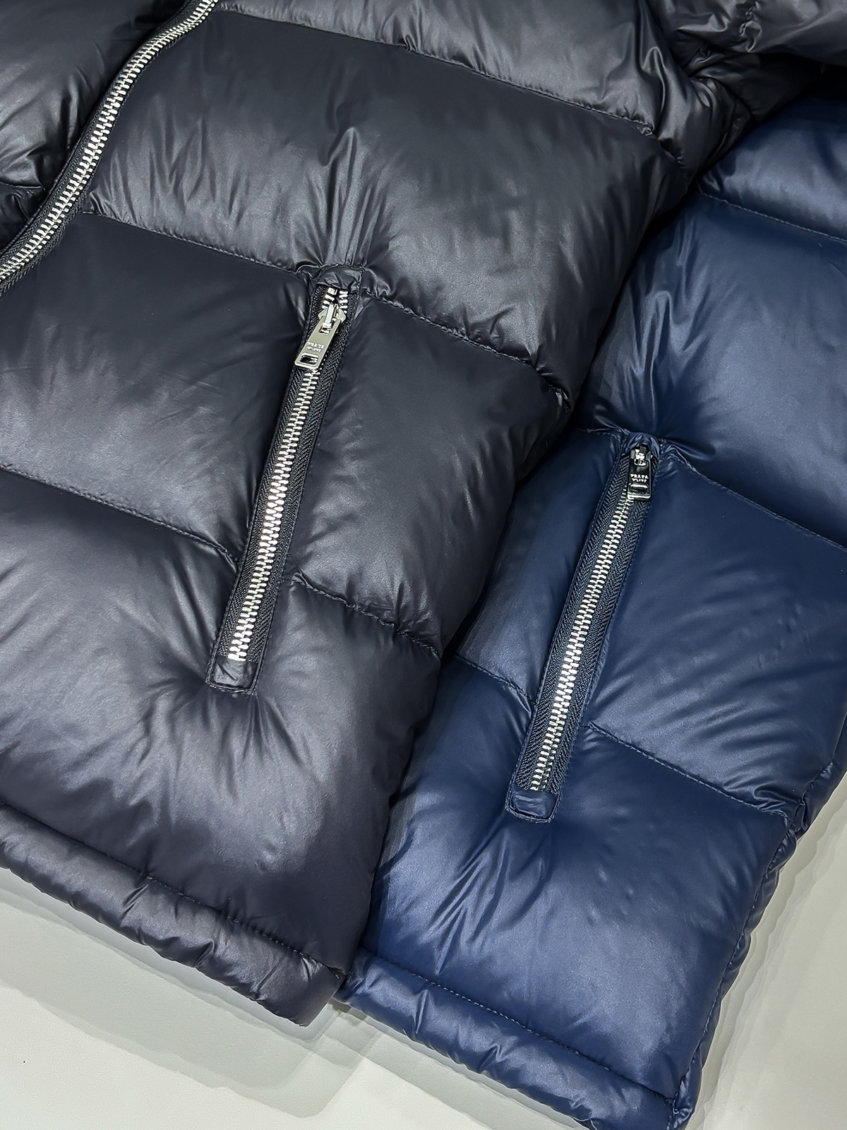 Prada Male Down Jacket Goose Down Black Hooded S-m-l-xl-xxl