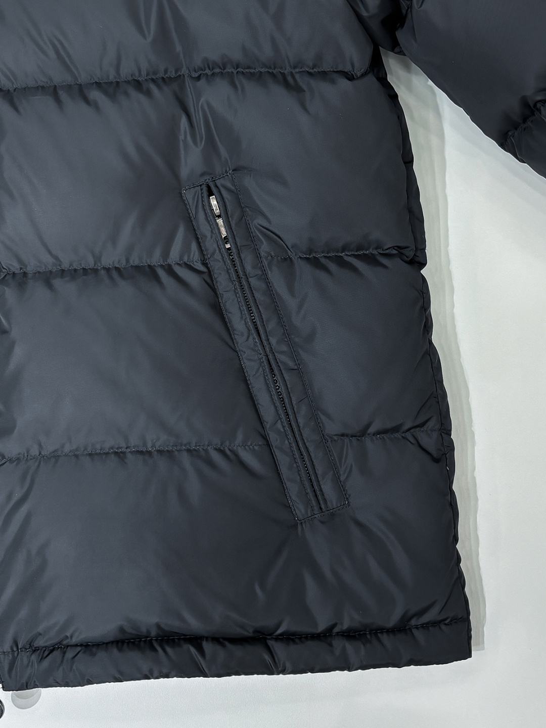 Moncler Couple Down Jacket White Duck Down Black Hooded M-l