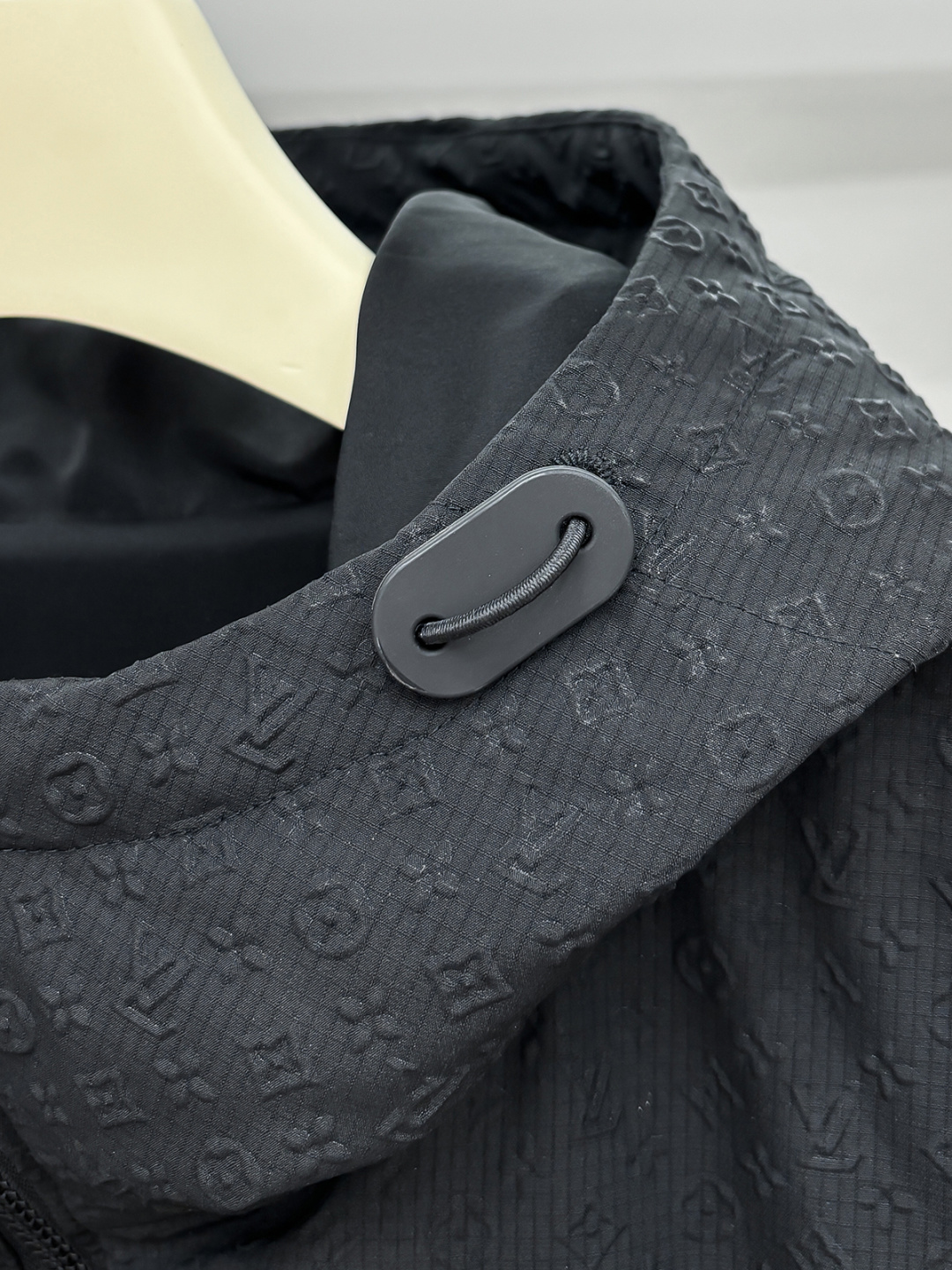 Louis Vuitton Male Down Jacket Goose Down Blue Hooded L