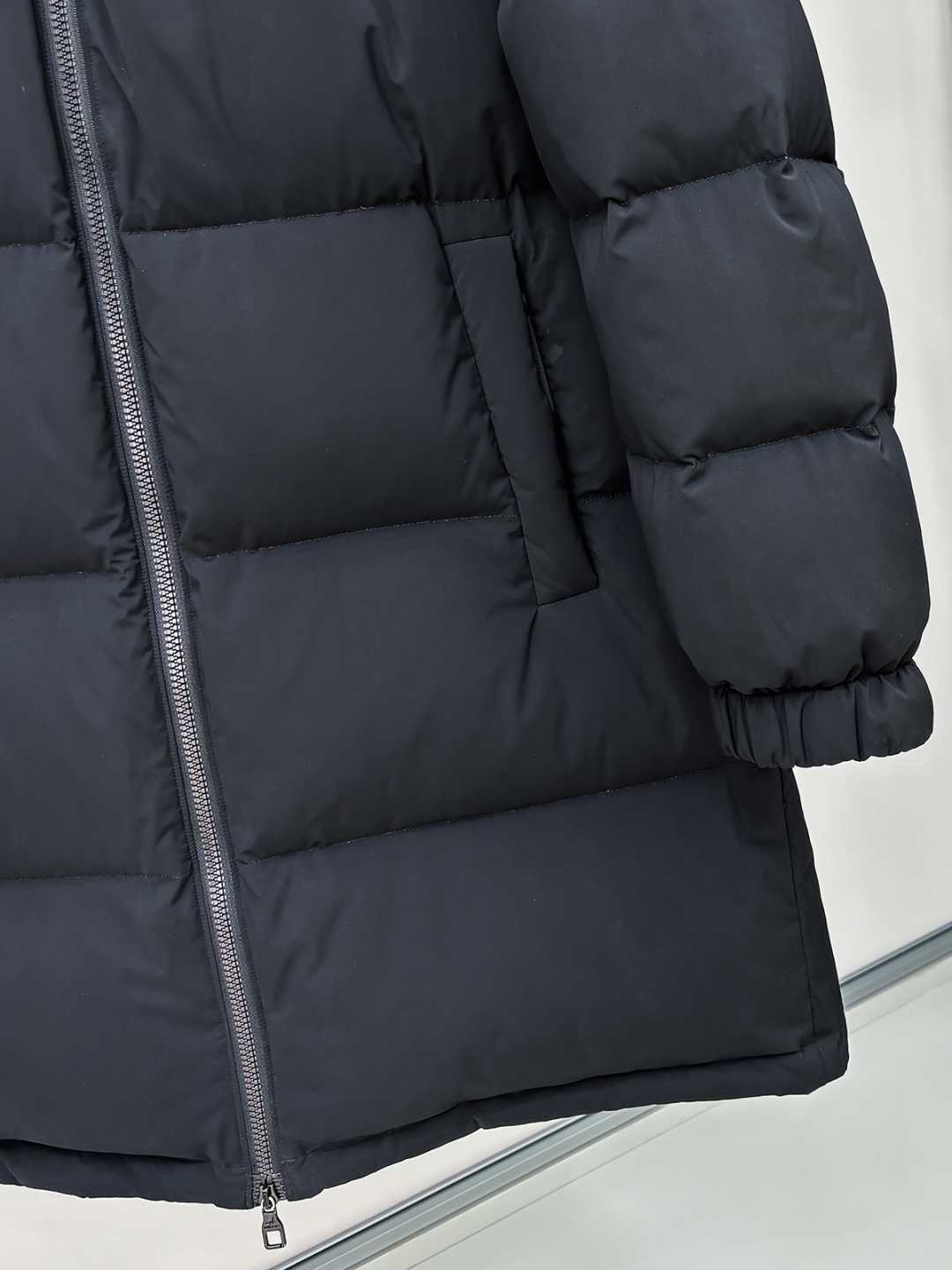 Louis Vuitton Male Down Jacket Goose Down Blue Hooded L