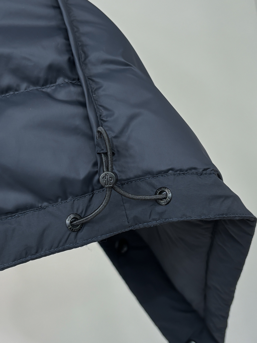 Moncler Male Down Vest White Duck Down Blue M