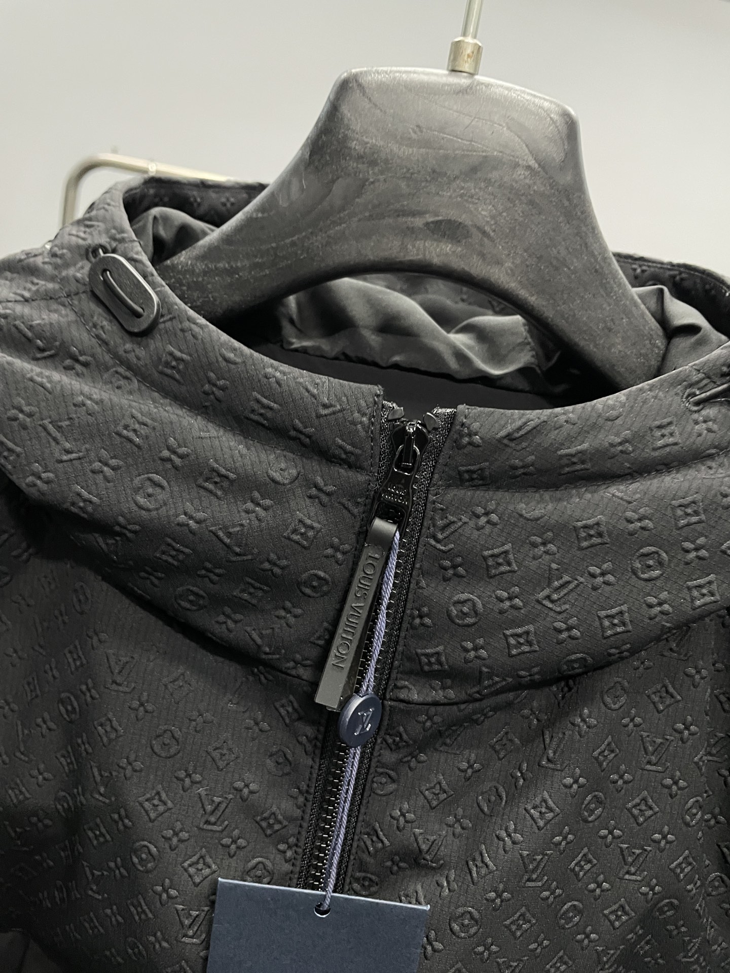 Louis Vuitton Down Jacket Black Printed M-54-48-50-52