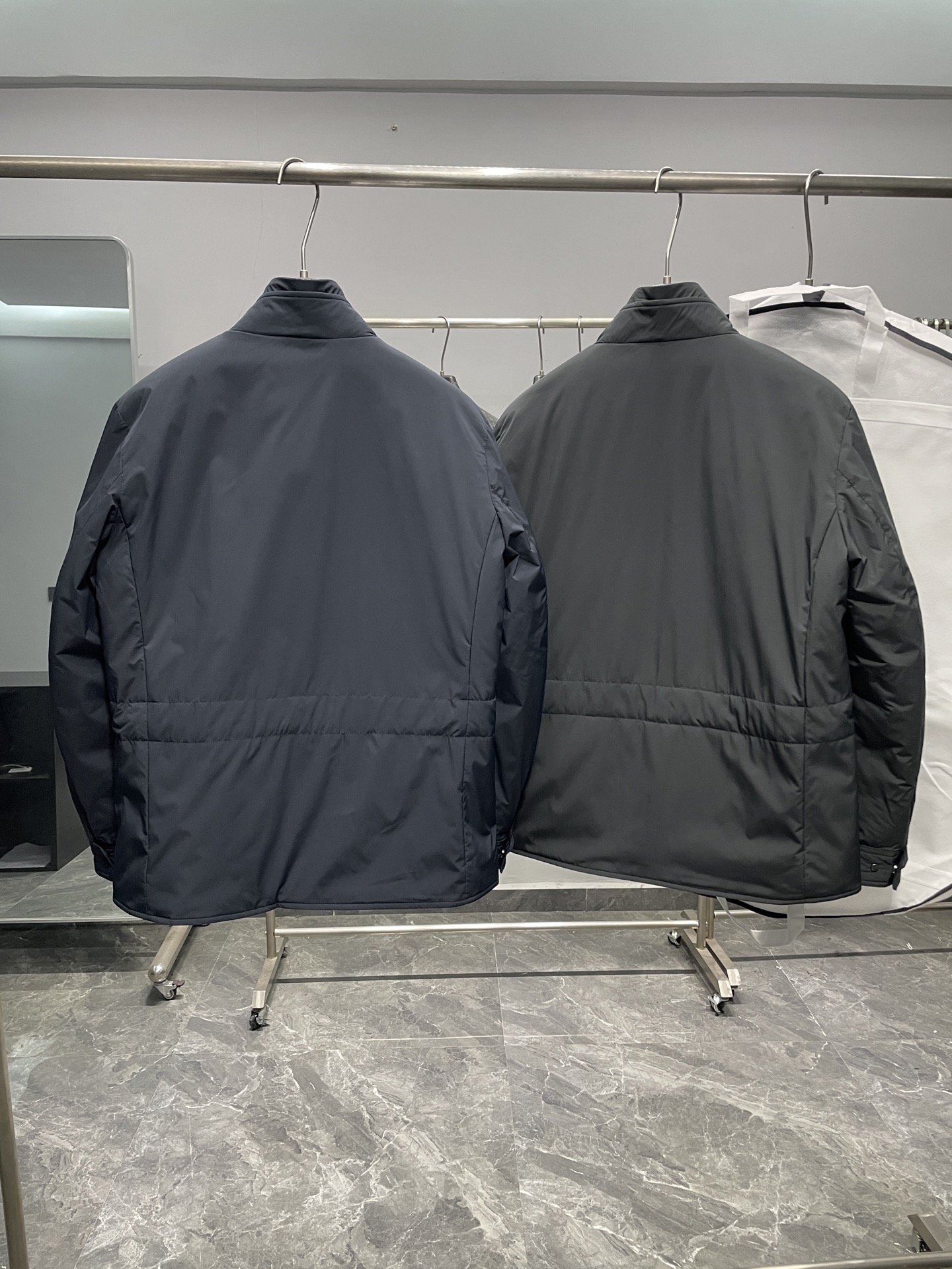 Moncler Down Jacket Knitted Black S-m-l