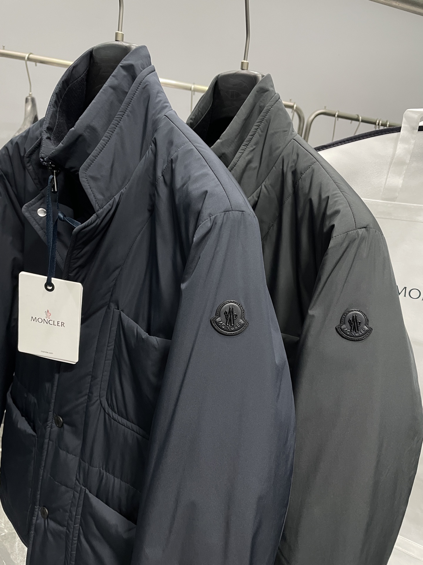 Moncler Down Jacket Knitted Black S-m-l