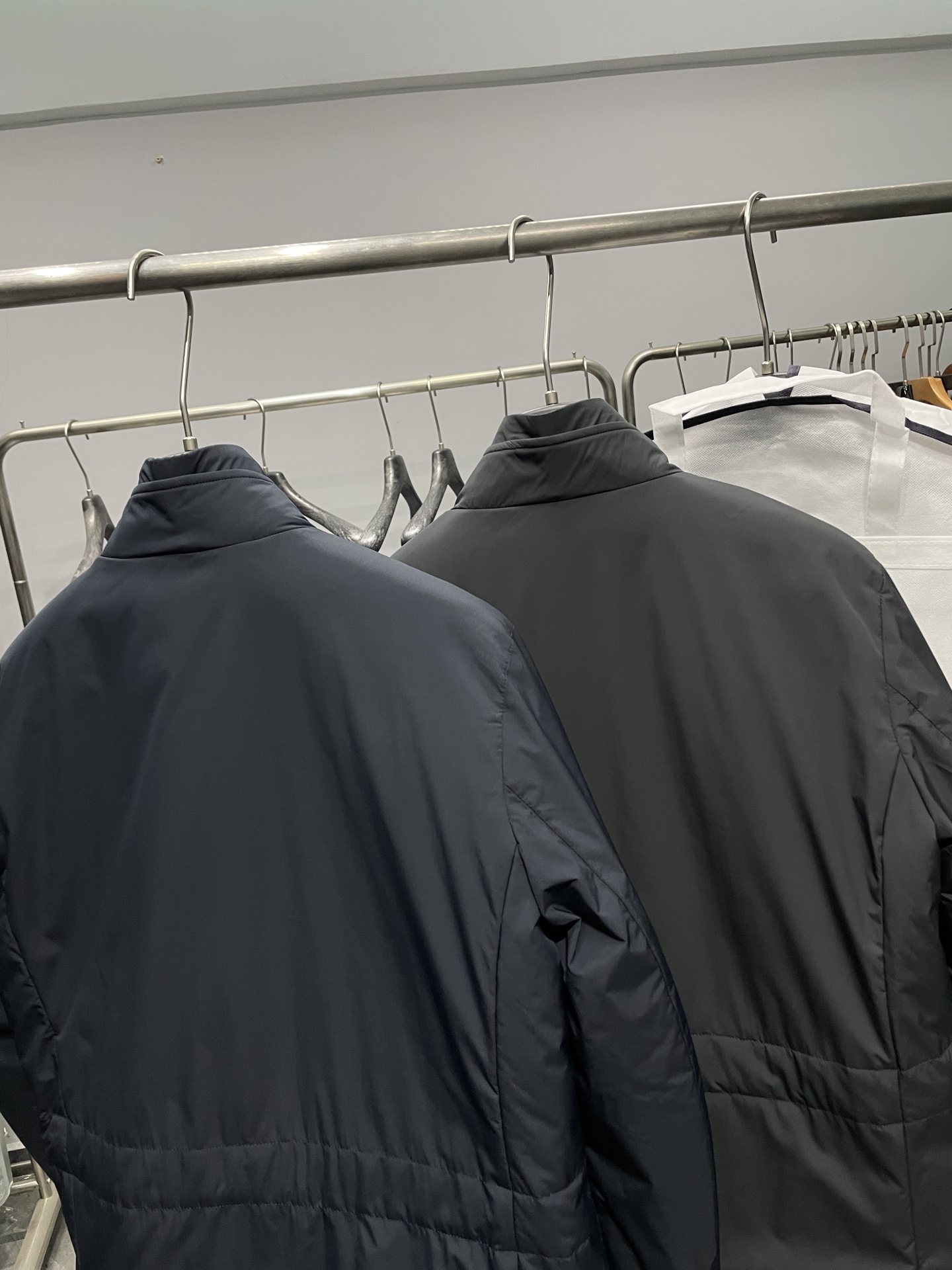 Moncler Down Jacket Knitted Black S-m-l