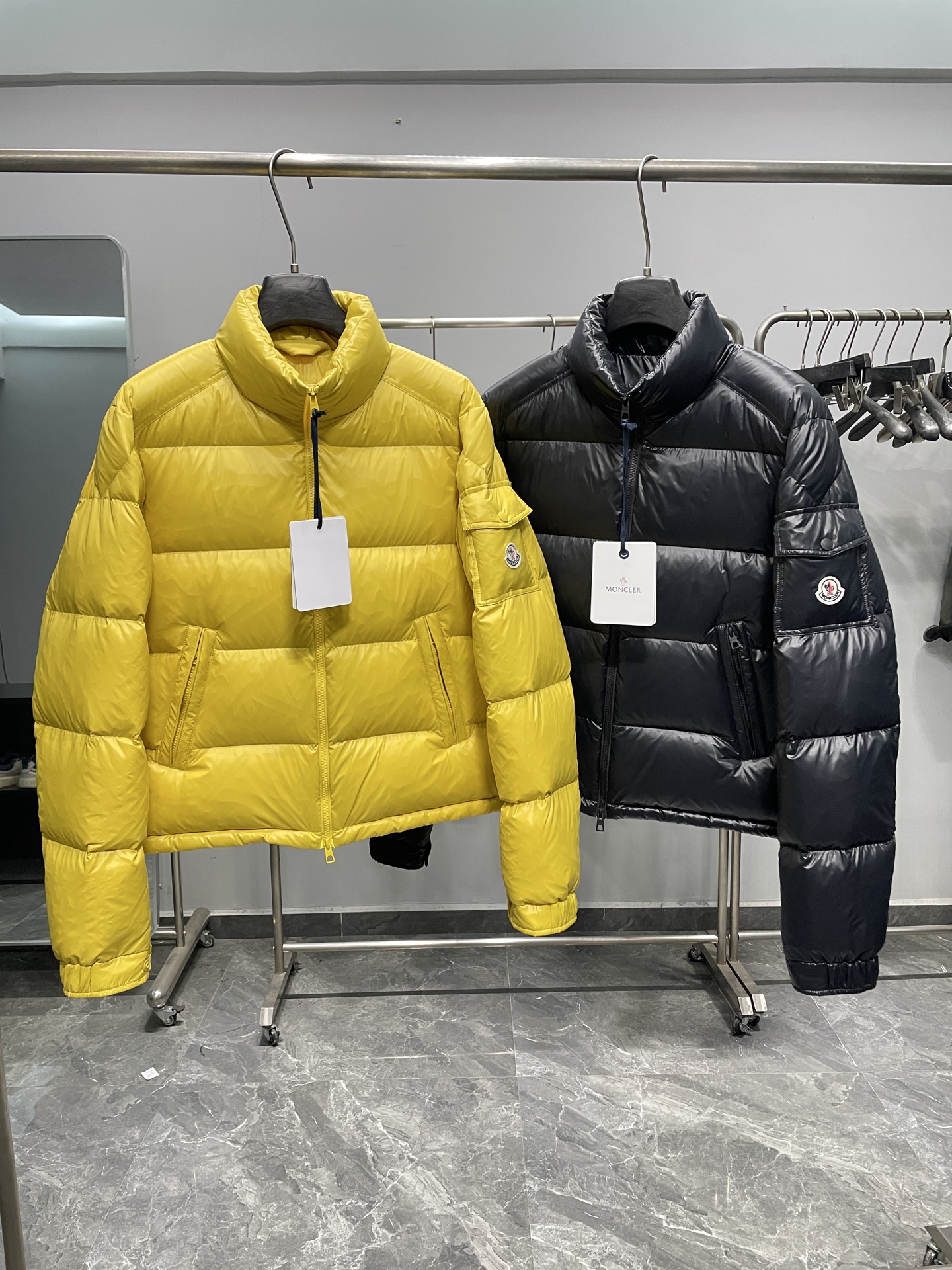 Moncler Male Down Jacket Black S-m-l