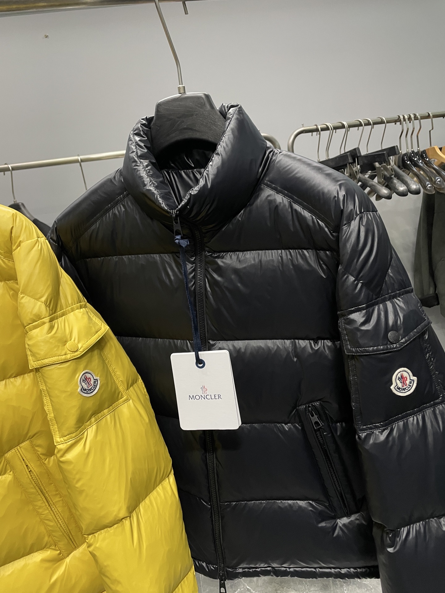 Moncler Male Down Jacket Black S-m-l